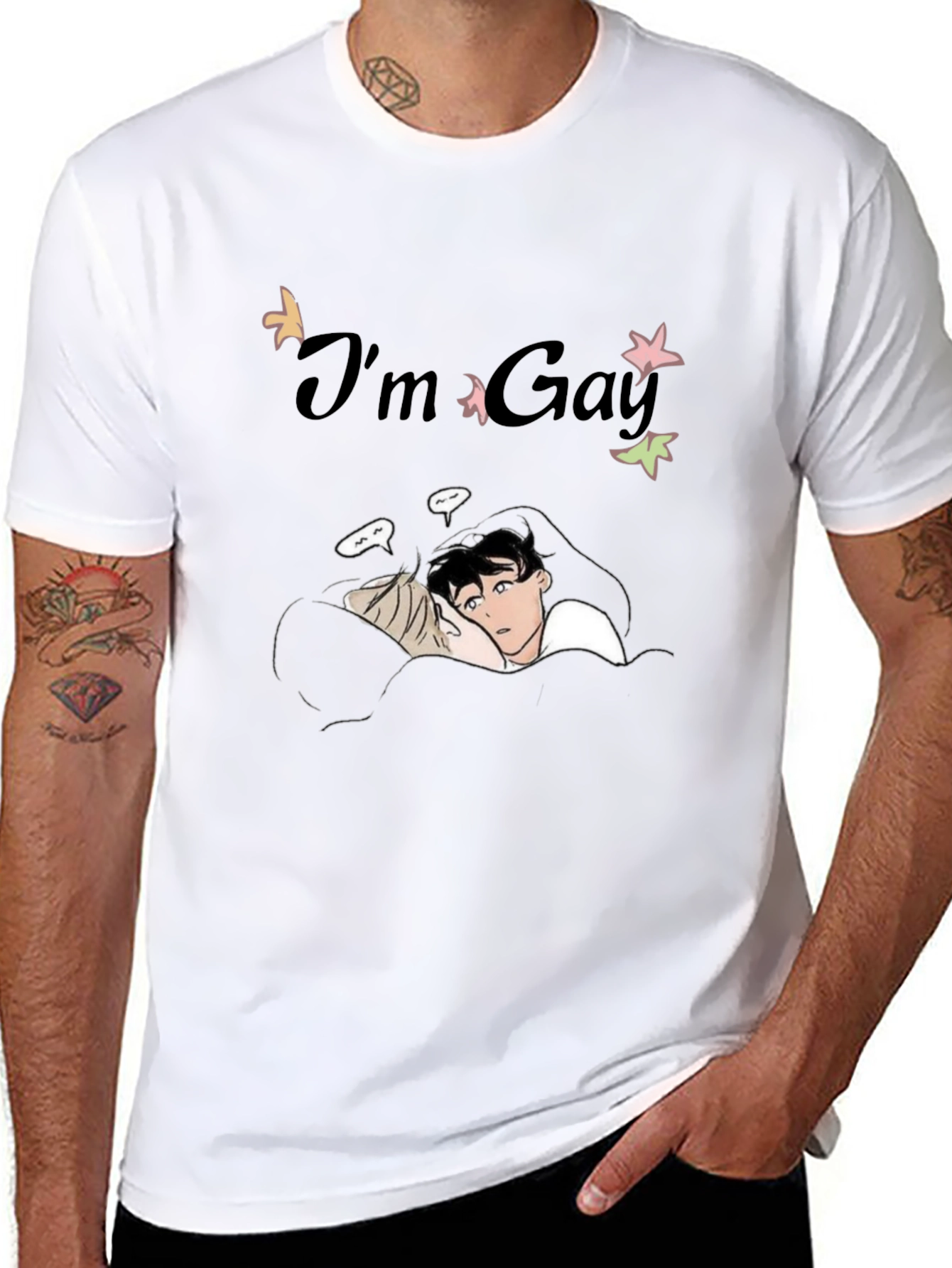 Im Gay T-Shirt - Black Cotton Blend