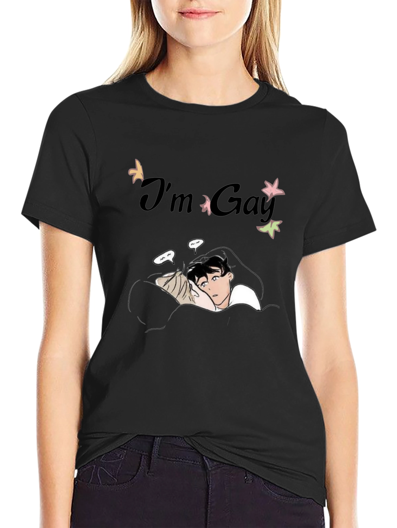 Im Gay T-Shirt - Black Cotton Blend