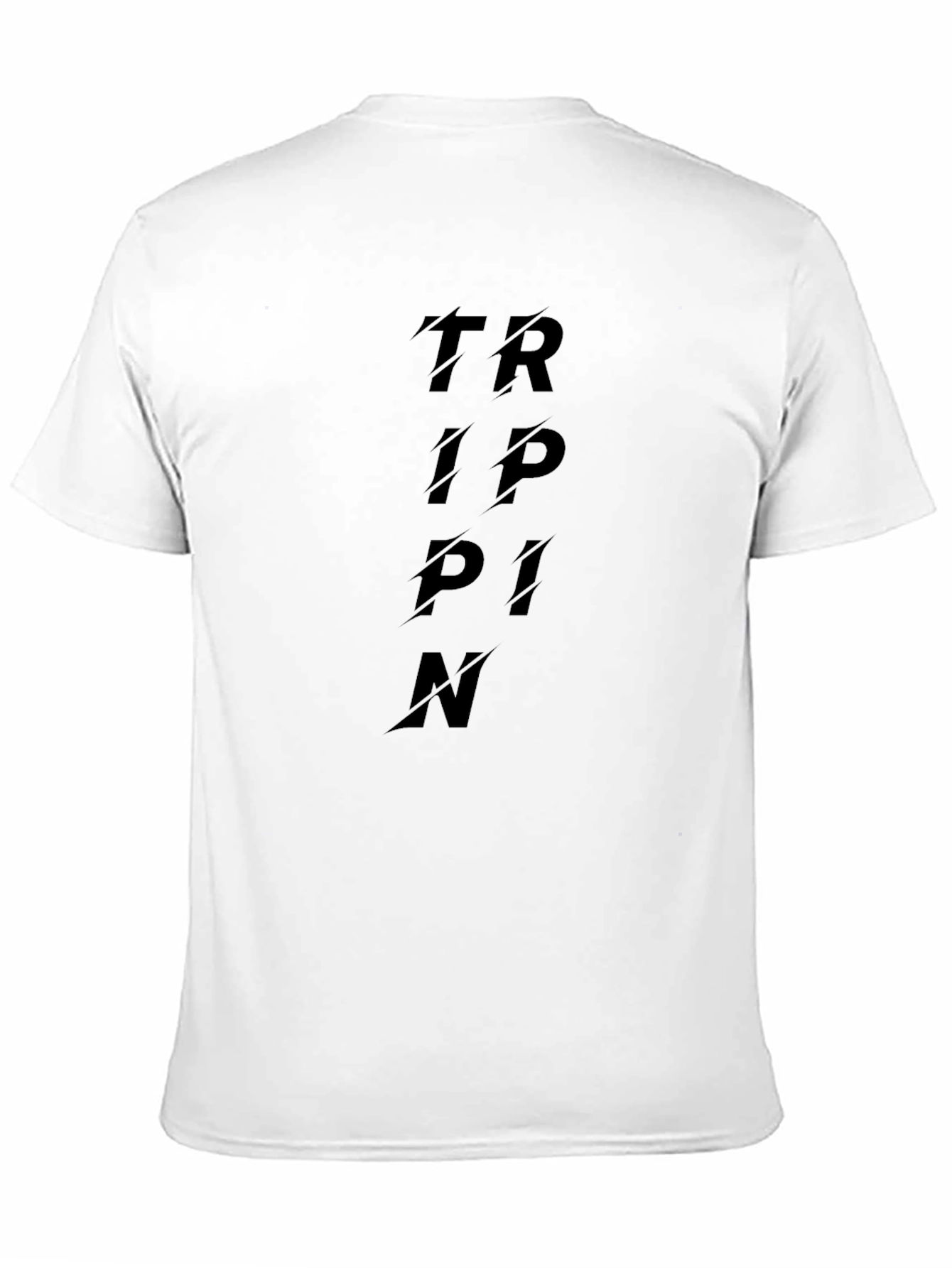 Tripin Mens Black Graphic Tee