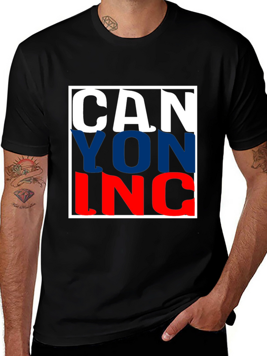 CANYON INC. T-Shirt - Bold Graphic Print Tee