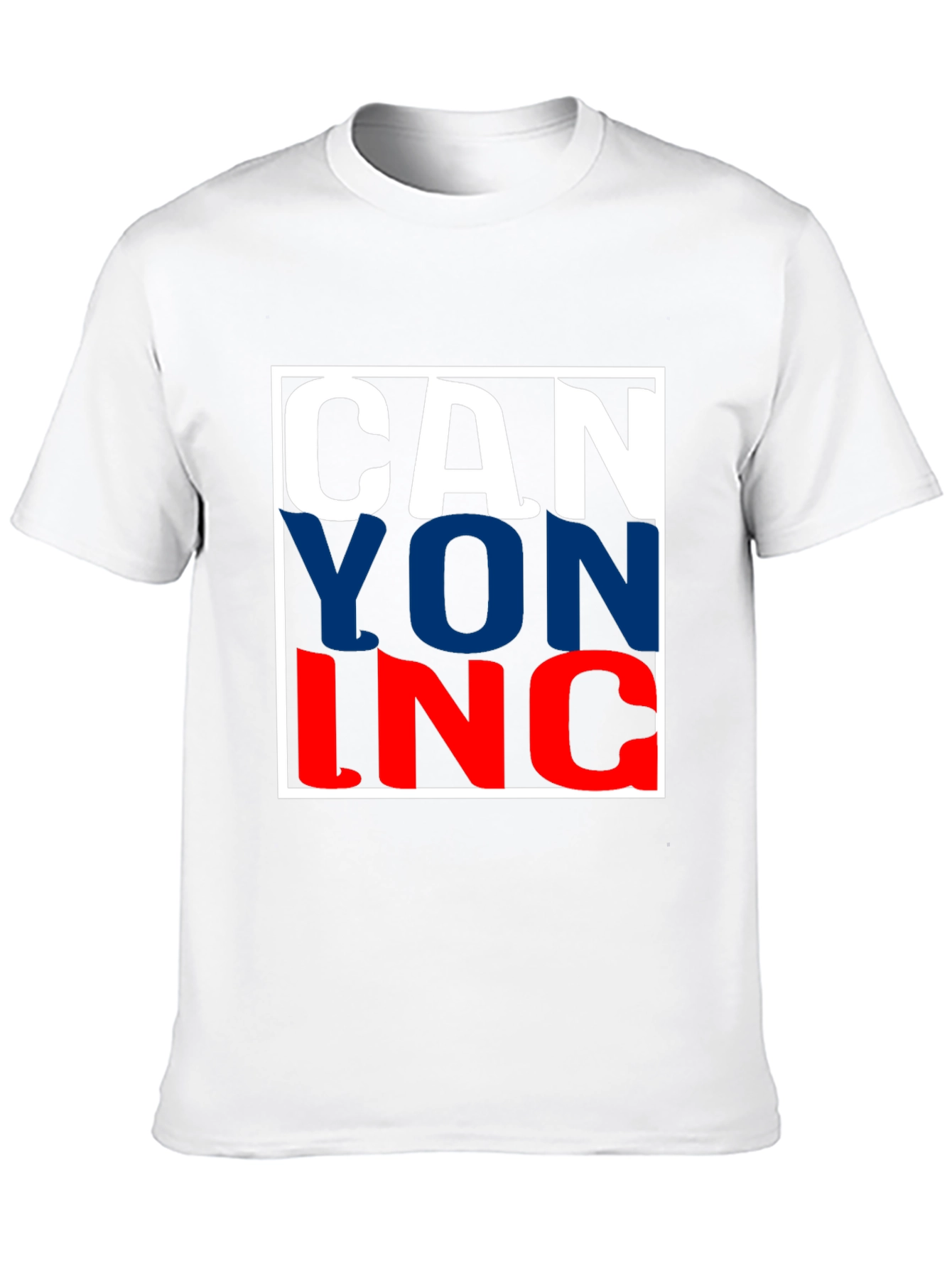 CANYON INC. T-Shirt - Bold Graphic Print Tee