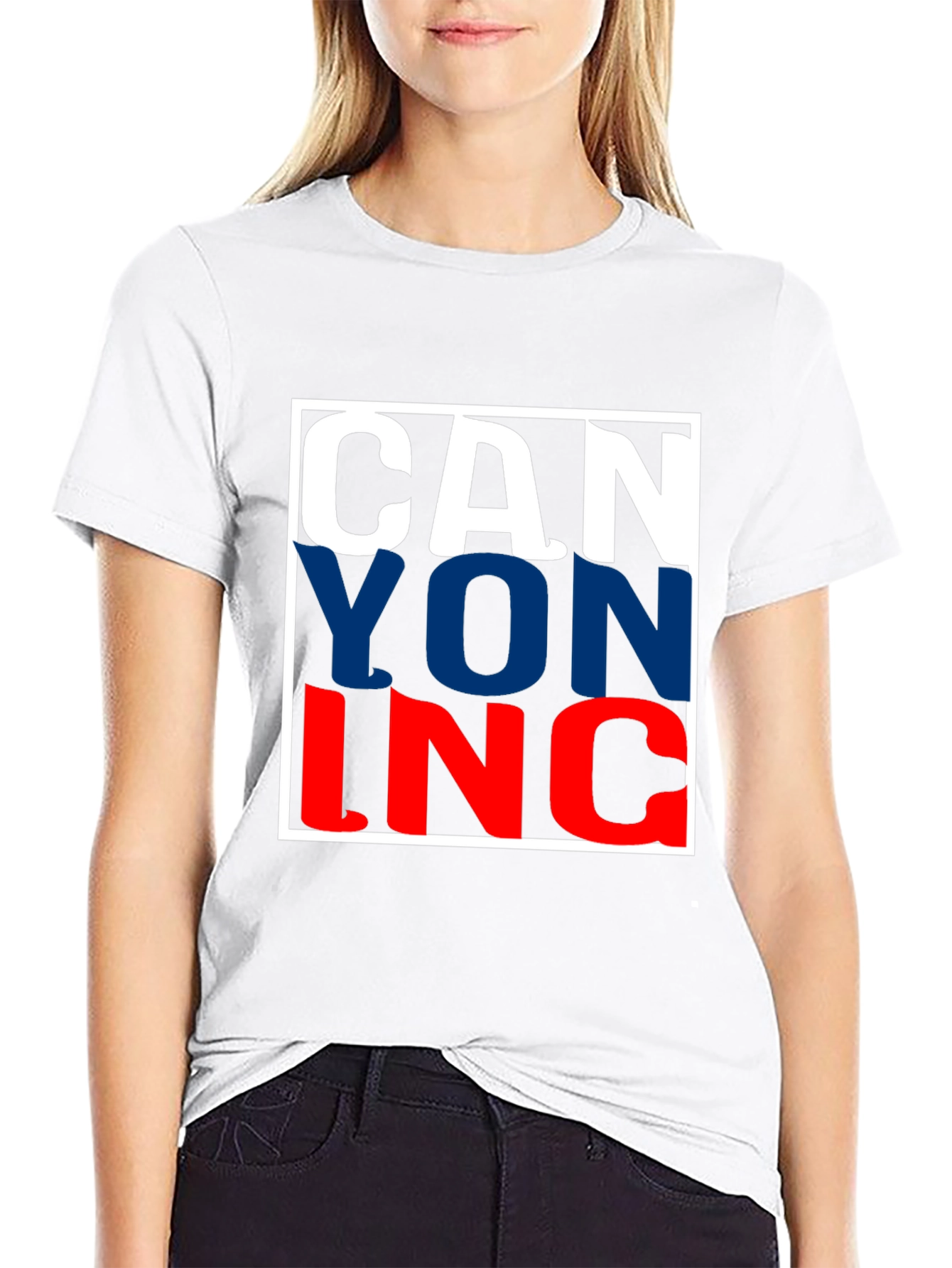CANYON INC. T-Shirt - Bold Graphic Print Tee