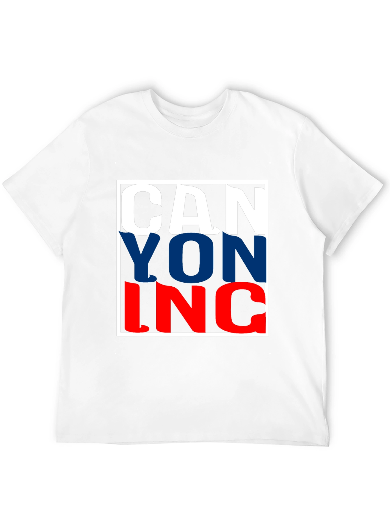 CANYON INC. T-Shirt - Bold Graphic Print Tee