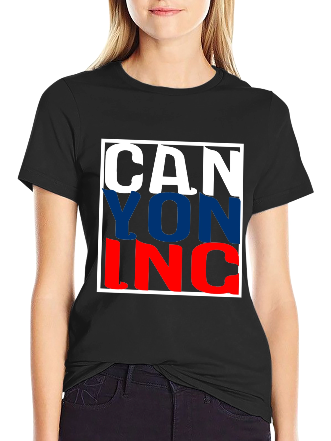 CANYON INC. T-Shirt - Bold Graphic Print Tee