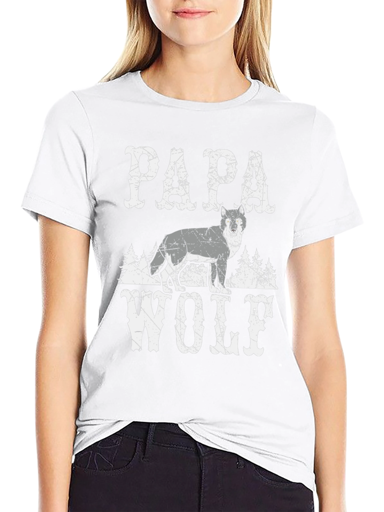 Papa Wolf Graphic Tee - Fathers Day