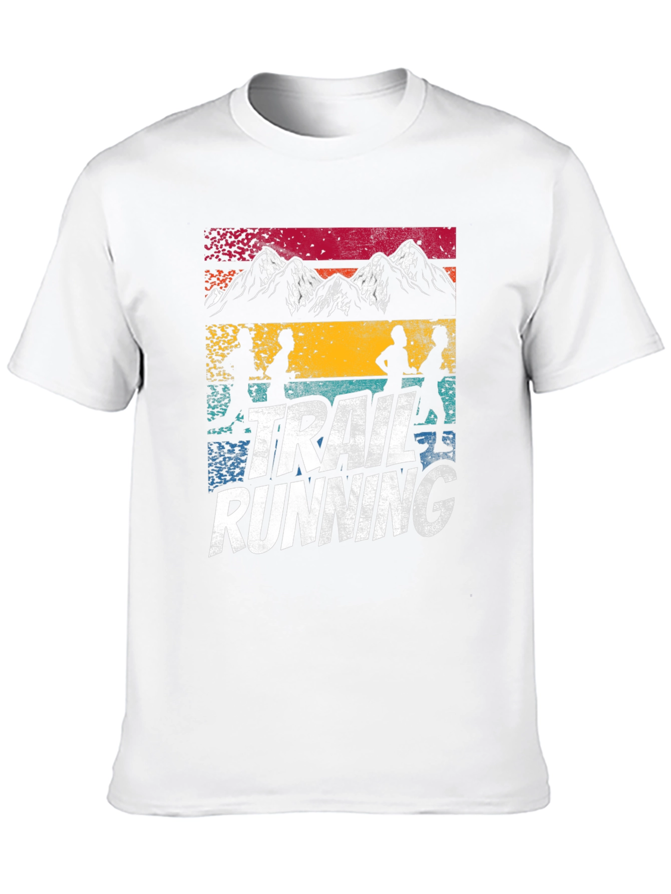 Trail Running T-Shirt - Mountain Design