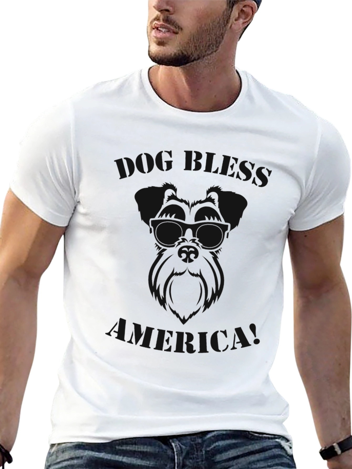 Black Graphic T-Shirt - Merica!