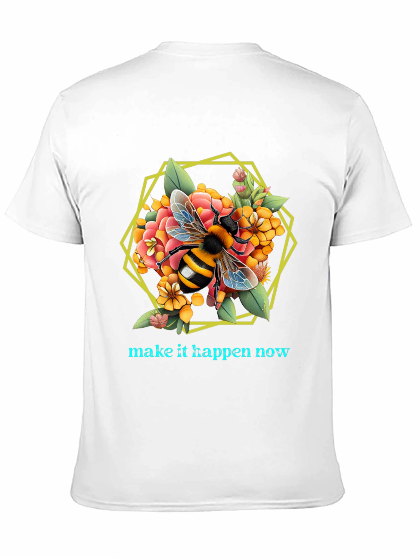 Bee Floral Graphic T-Shirt