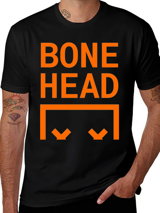 Bone Head Graphic T-Shirt - Black Tee
