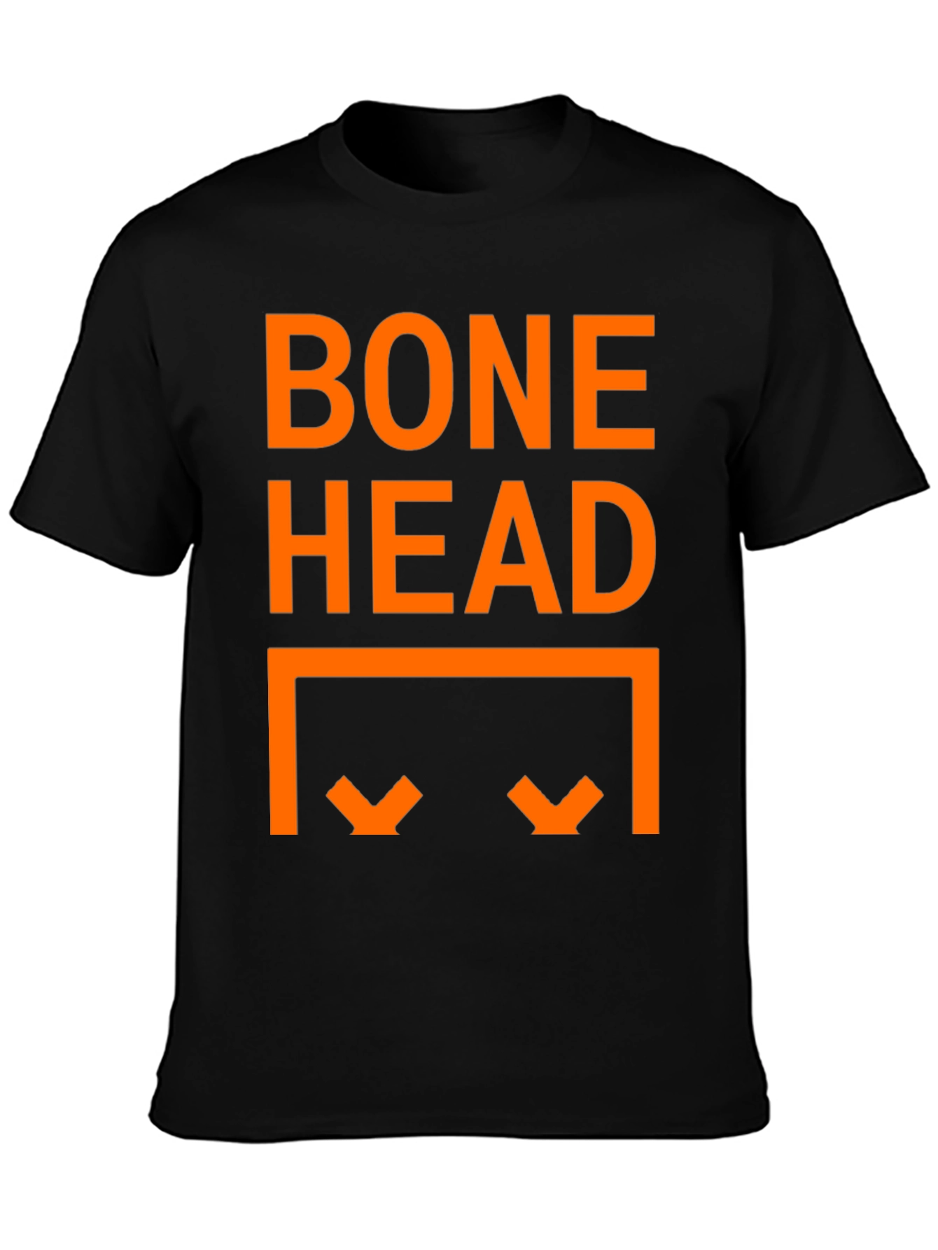 Bone Head Graphic T-Shirt - Black Tee