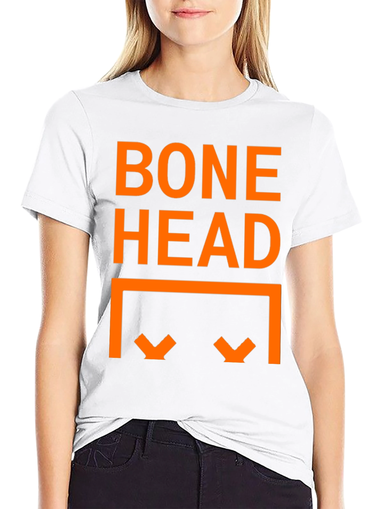 Bone Head Graphic T-Shirt - Black Tee