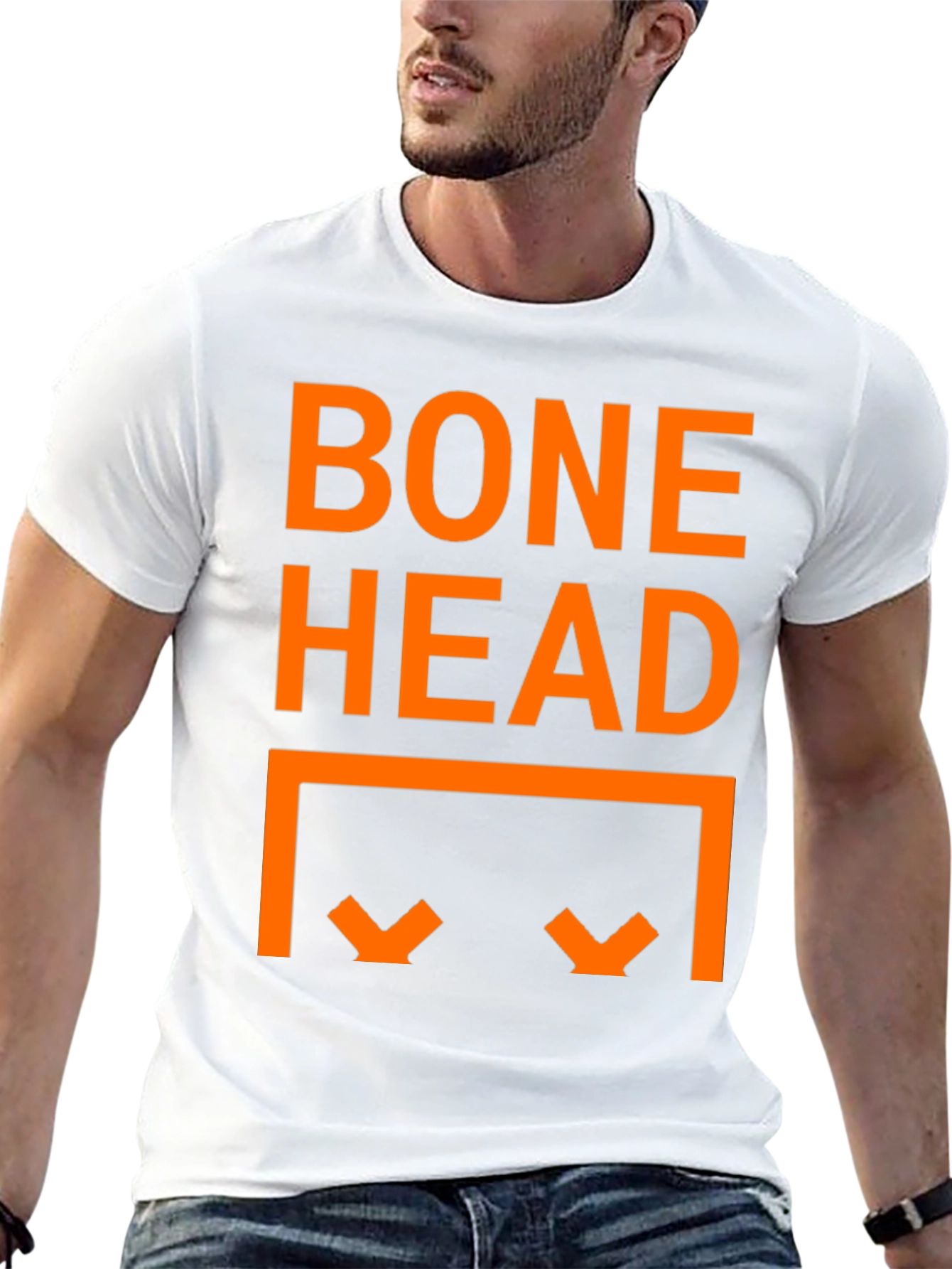 Bone Head Graphic T-Shirt - Black Tee
