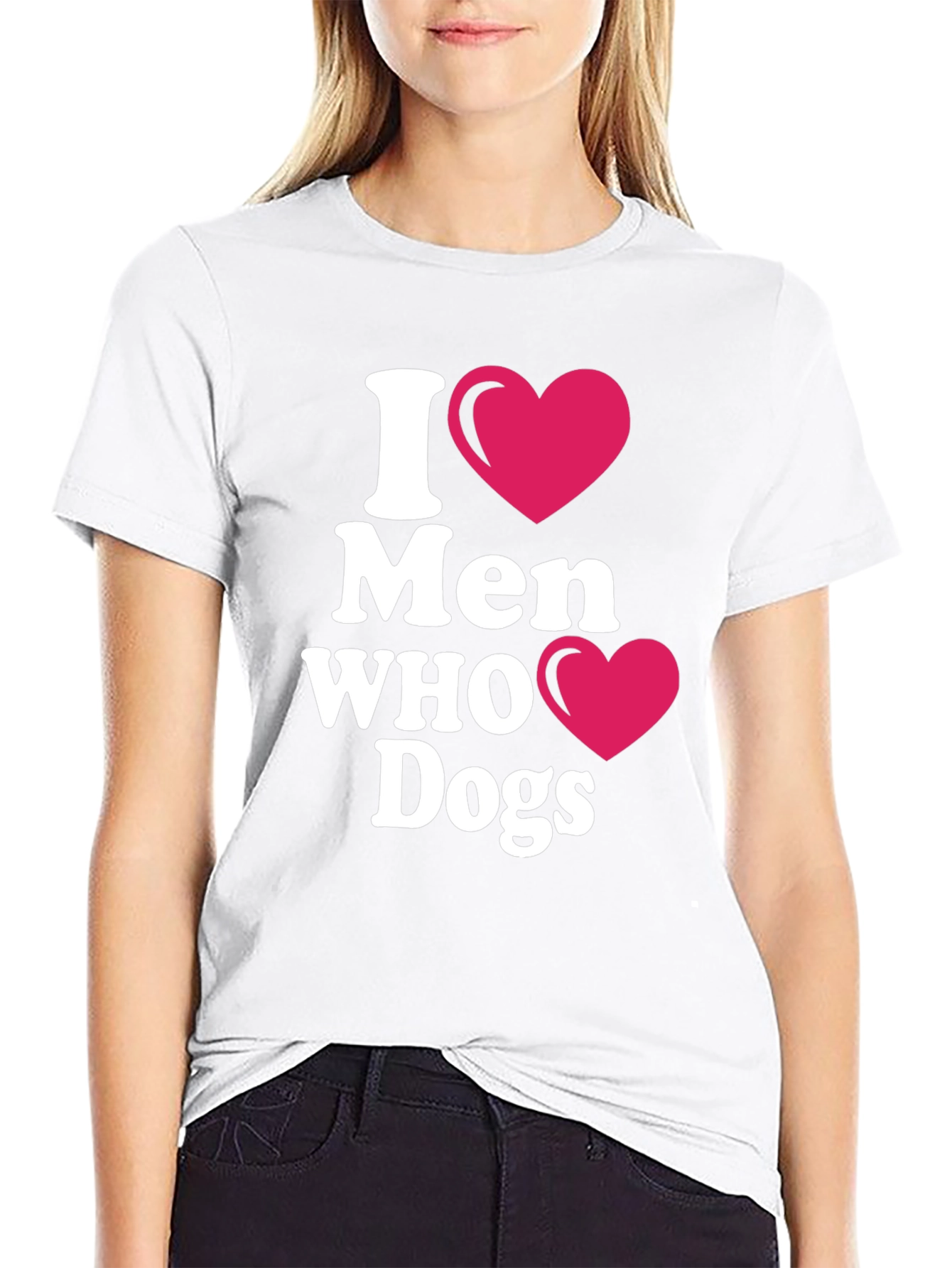 I Heart Men Who Love Dogs T-Shirt