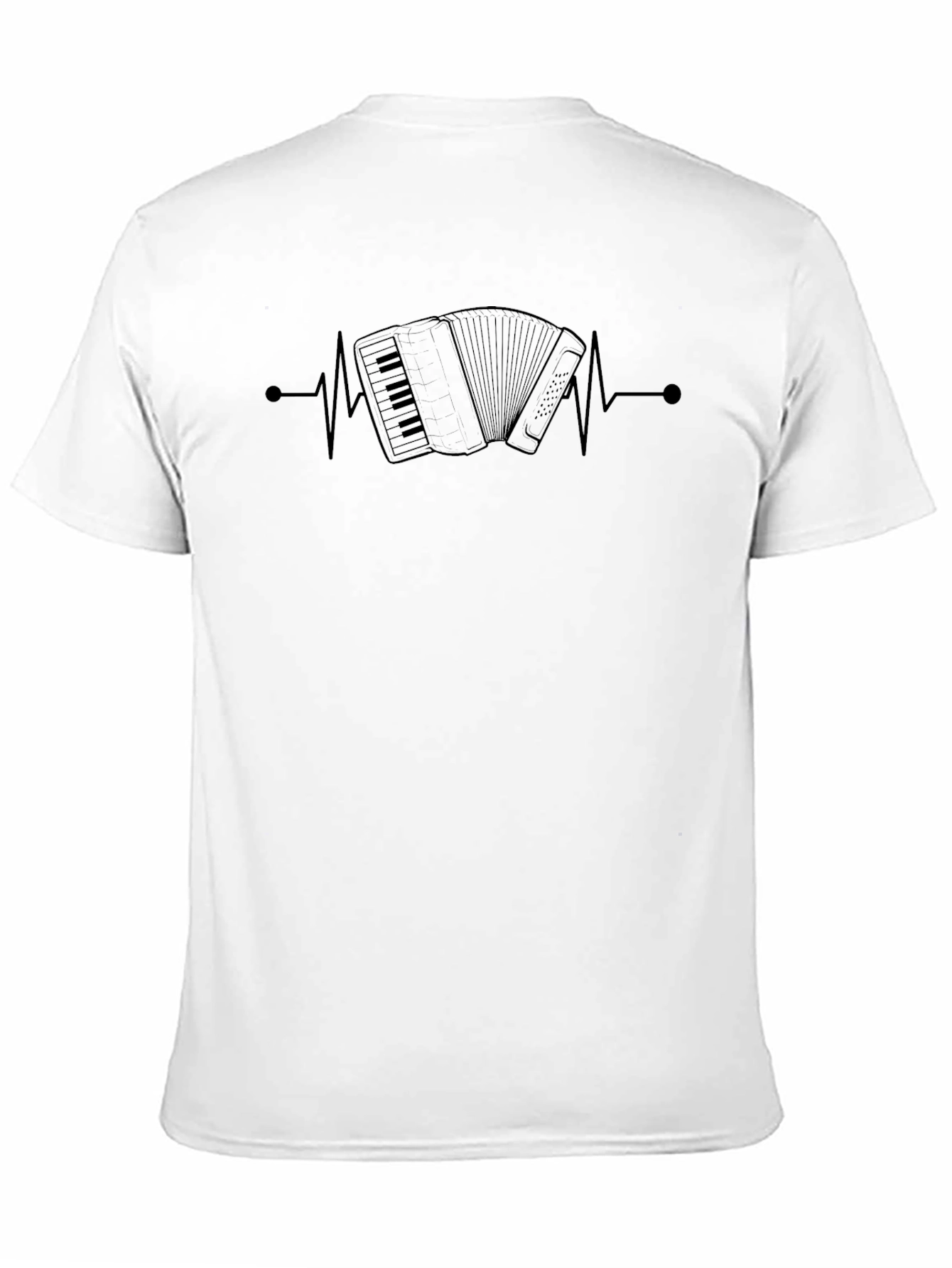 Accordion Heartbeat Graphic T-Shirt