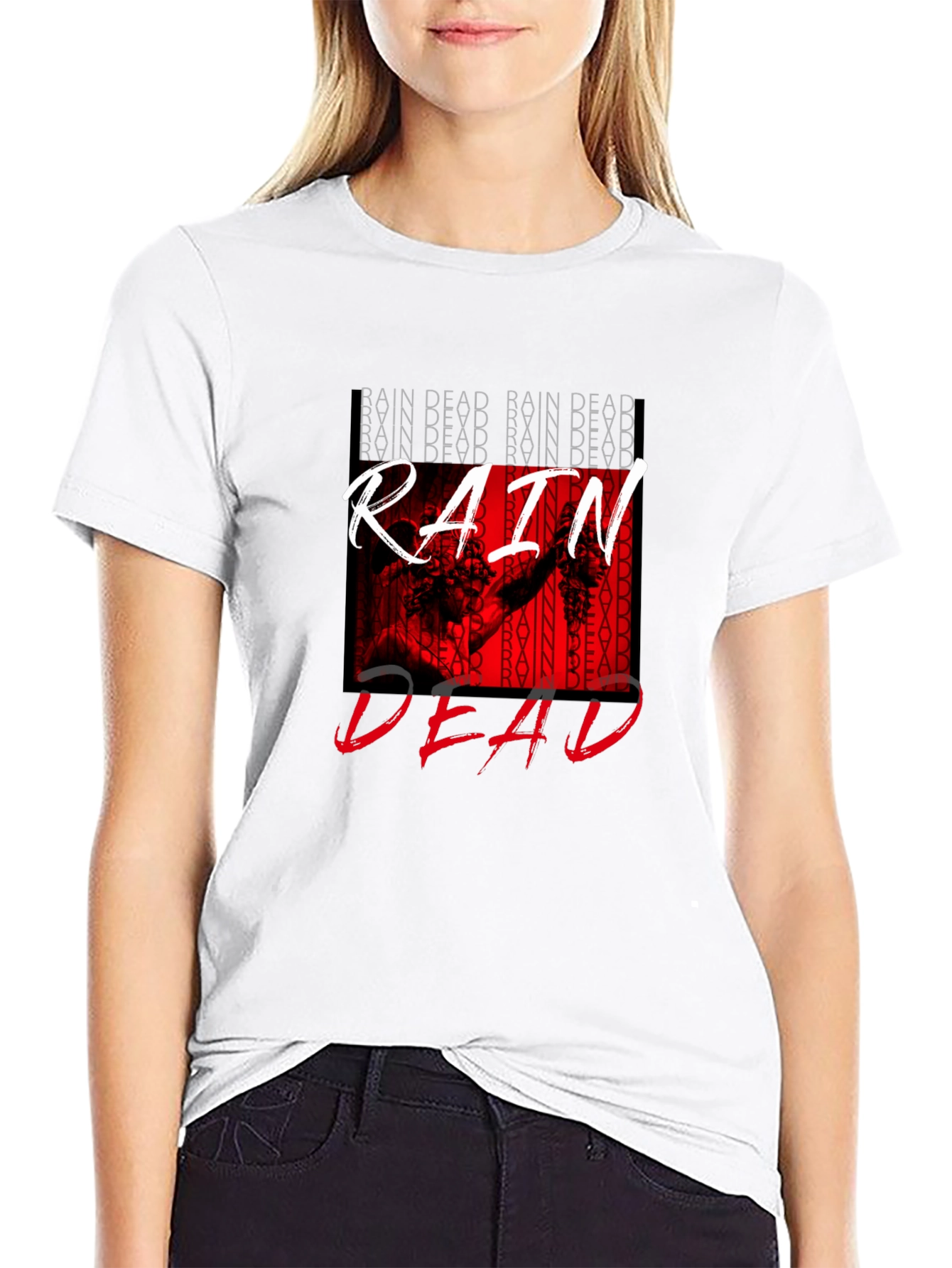 Rain Dead Graphic Tee - Stylish Black T-Shirt
