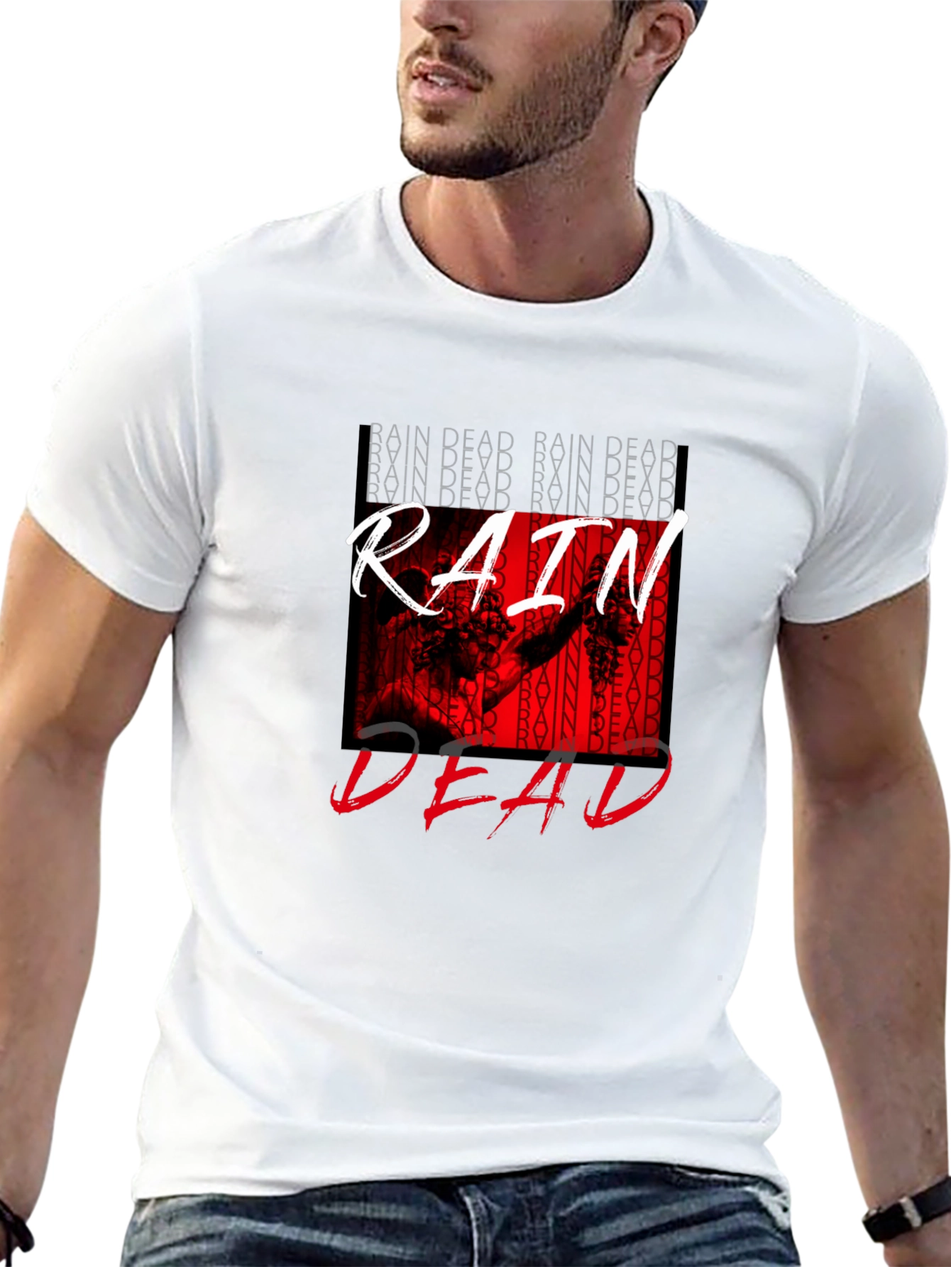 Rain Dead Graphic Tee - Stylish Black T-Shirt