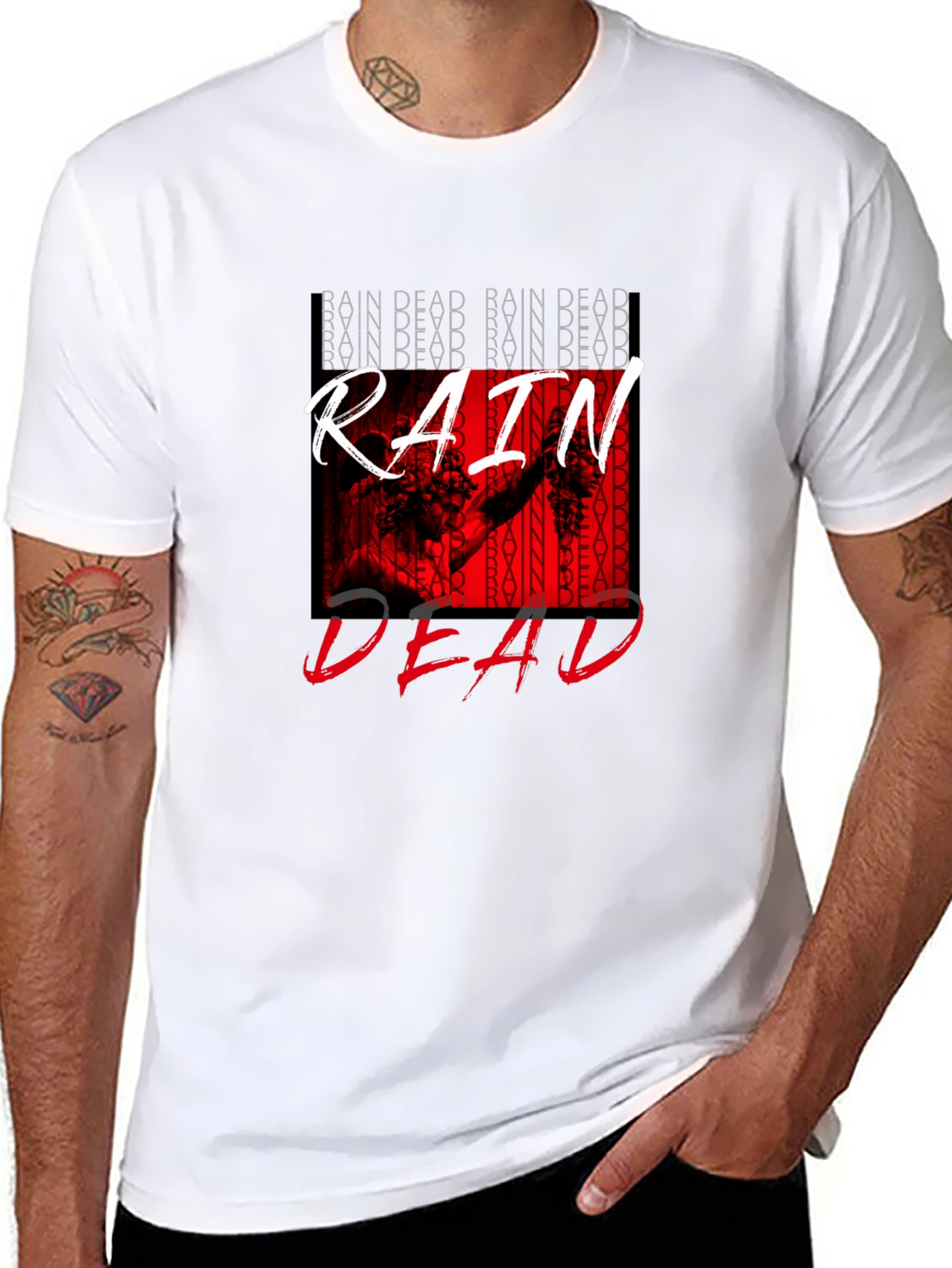 Rain Dead Graphic Tee - Stylish Black T-Shirt