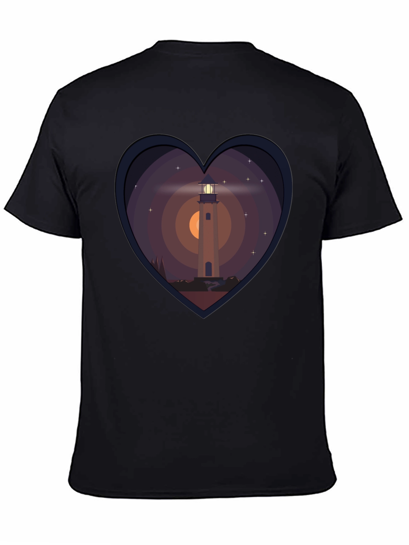 Lighthouse Heart Graphic Tee