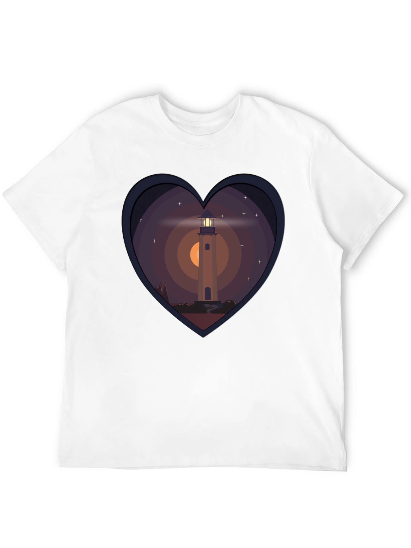 Lighthouse Heart Graphic Tee