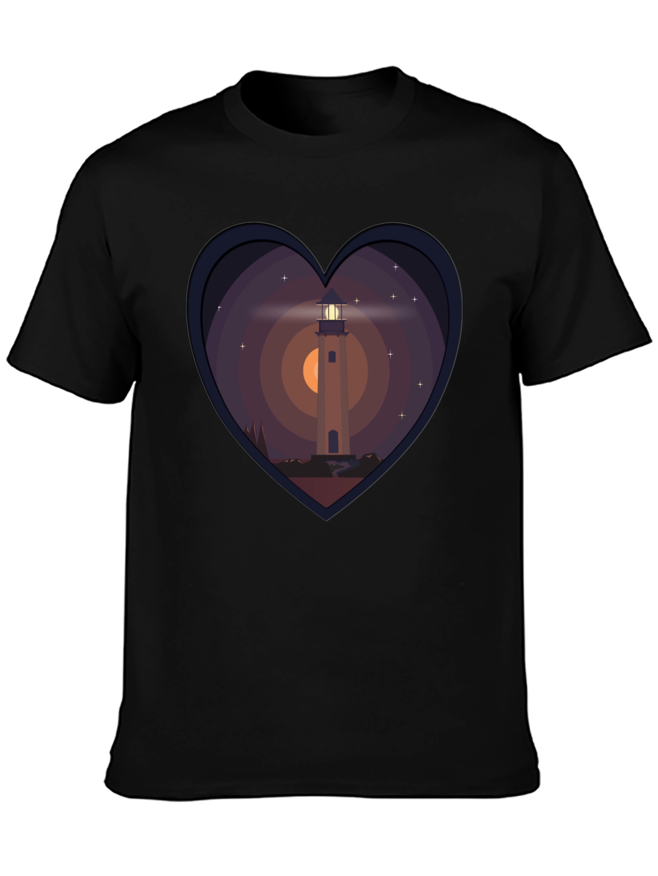 Lighthouse Heart Graphic Tee