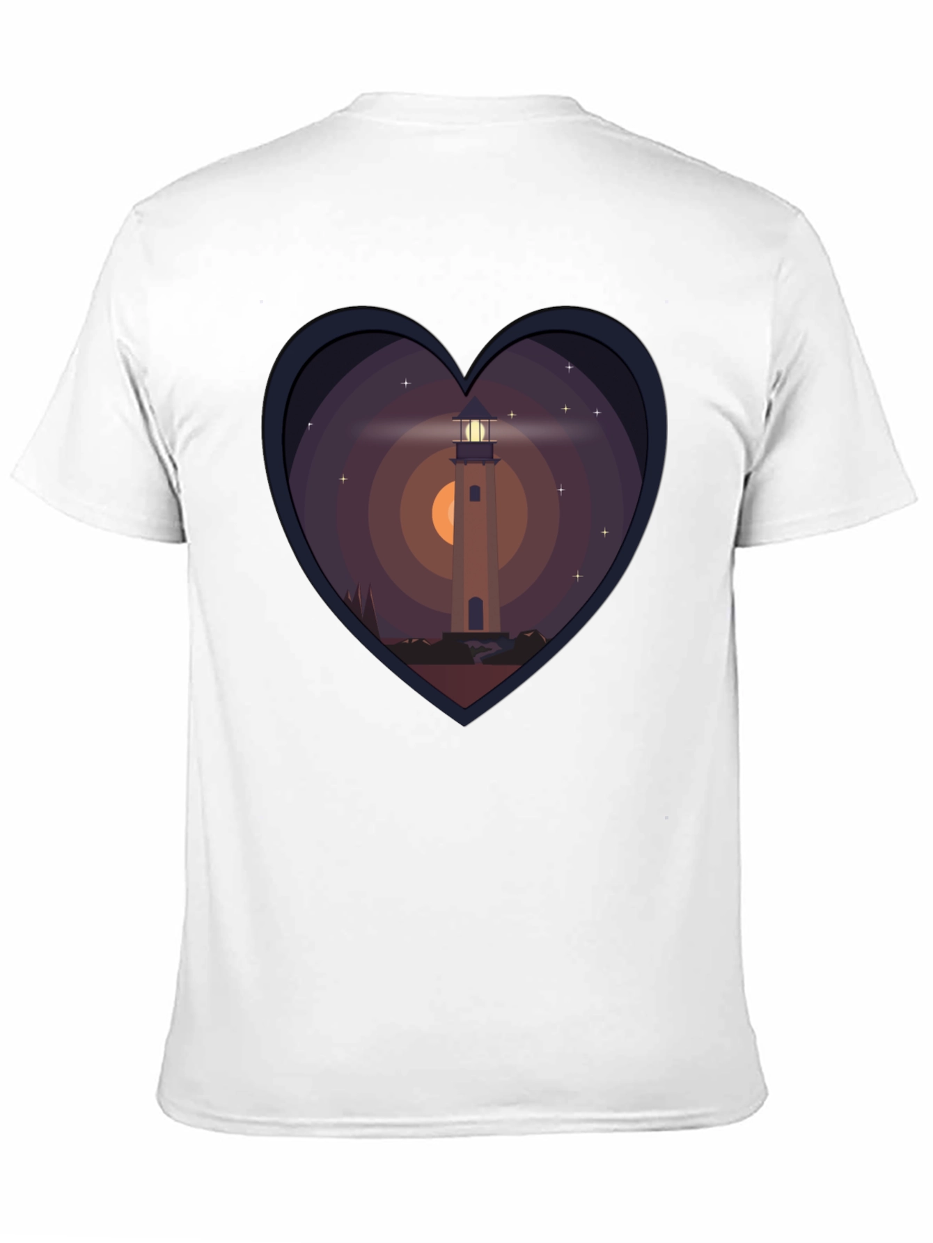 Lighthouse Heart Graphic Tee