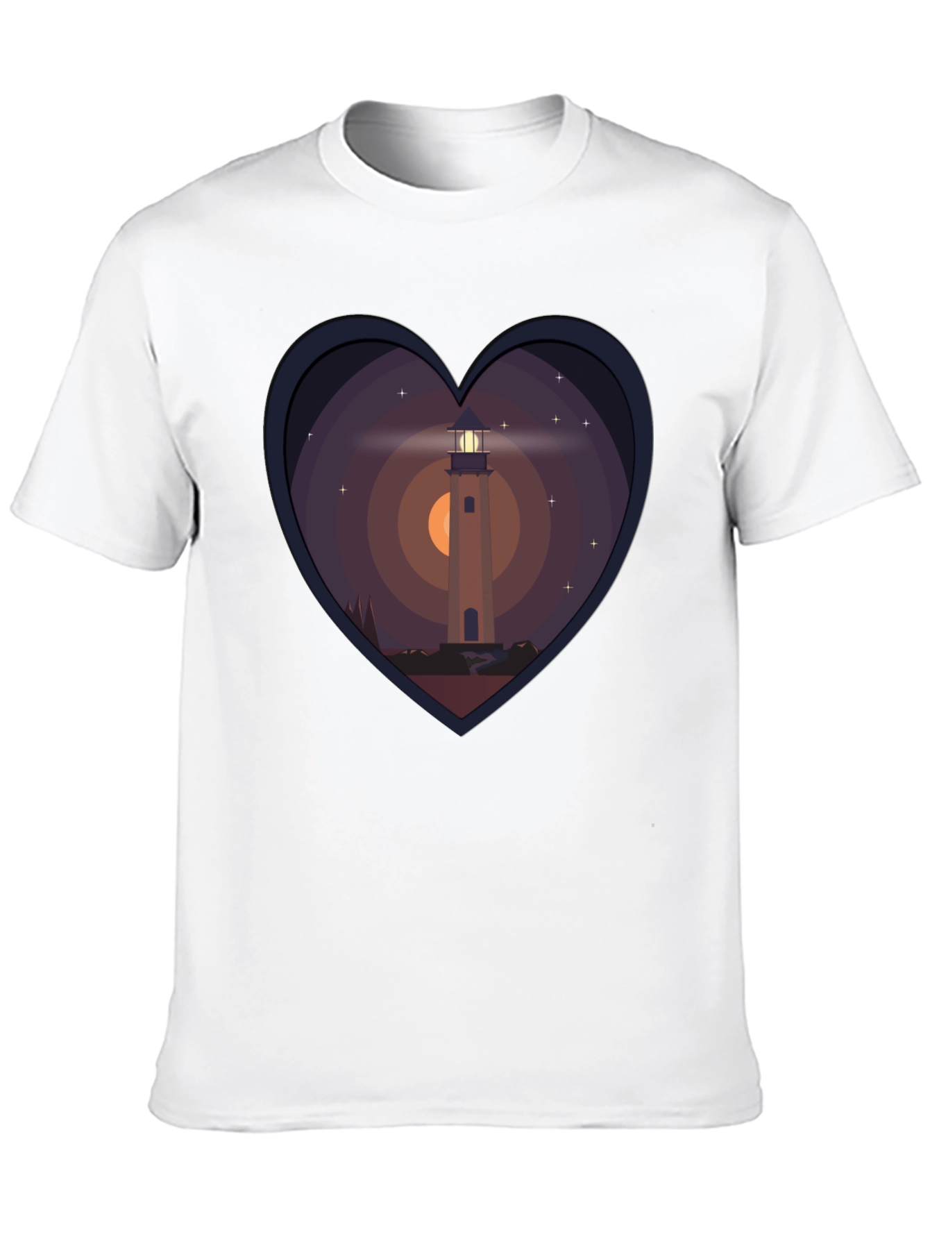 Lighthouse Heart Graphic Tee