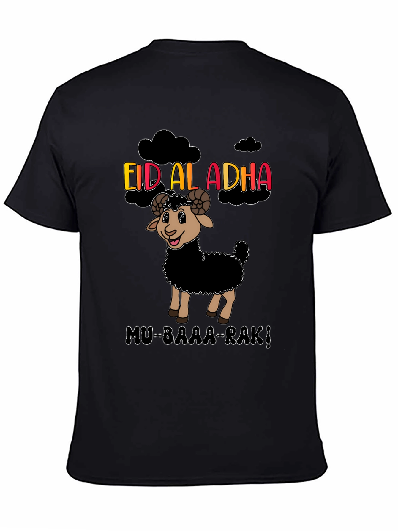 Eid Al Adha Mens Graphic Tee - Celebration Sheep