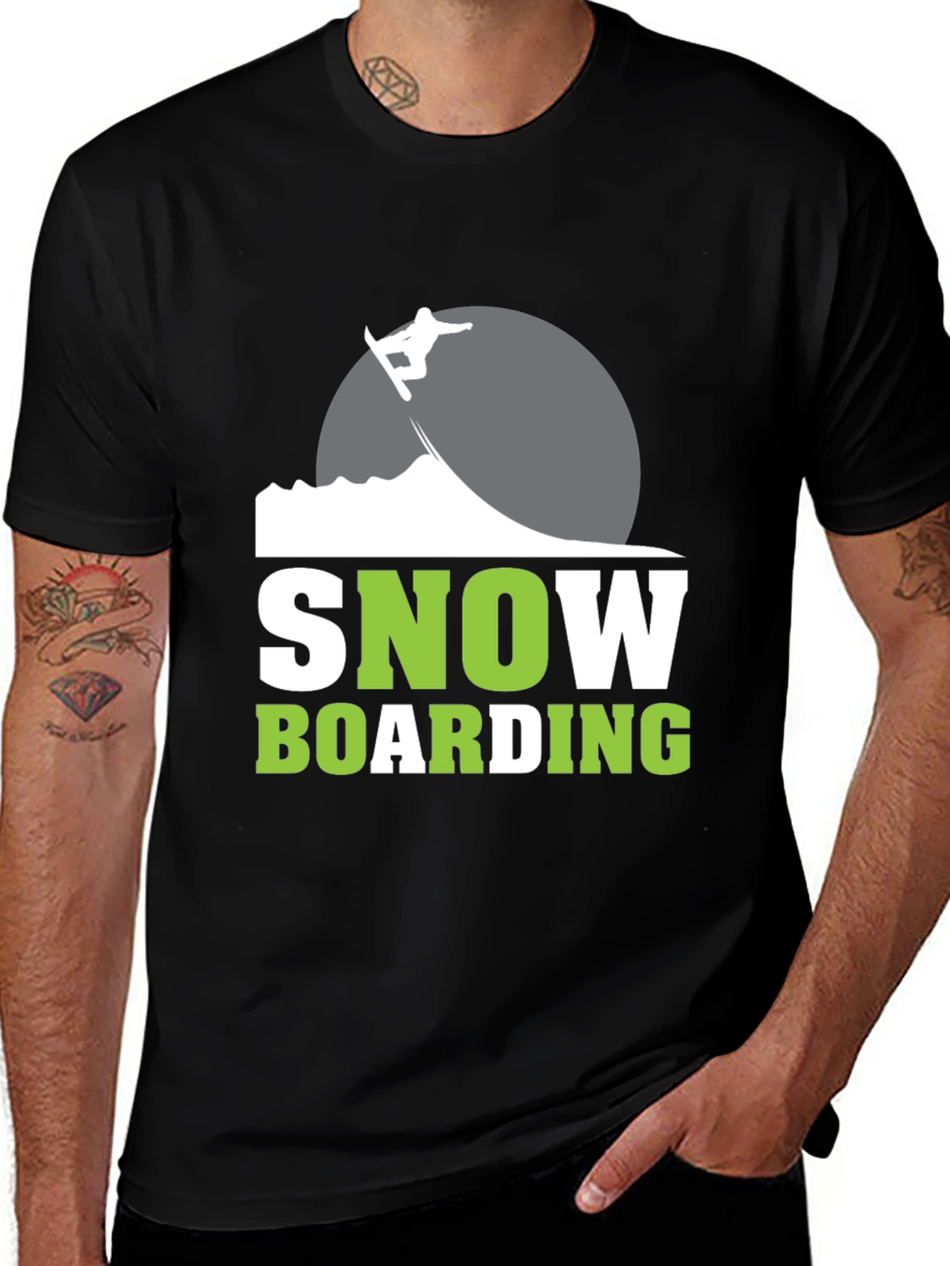 Snowboarding Graphic Tee - Stylish Activewear