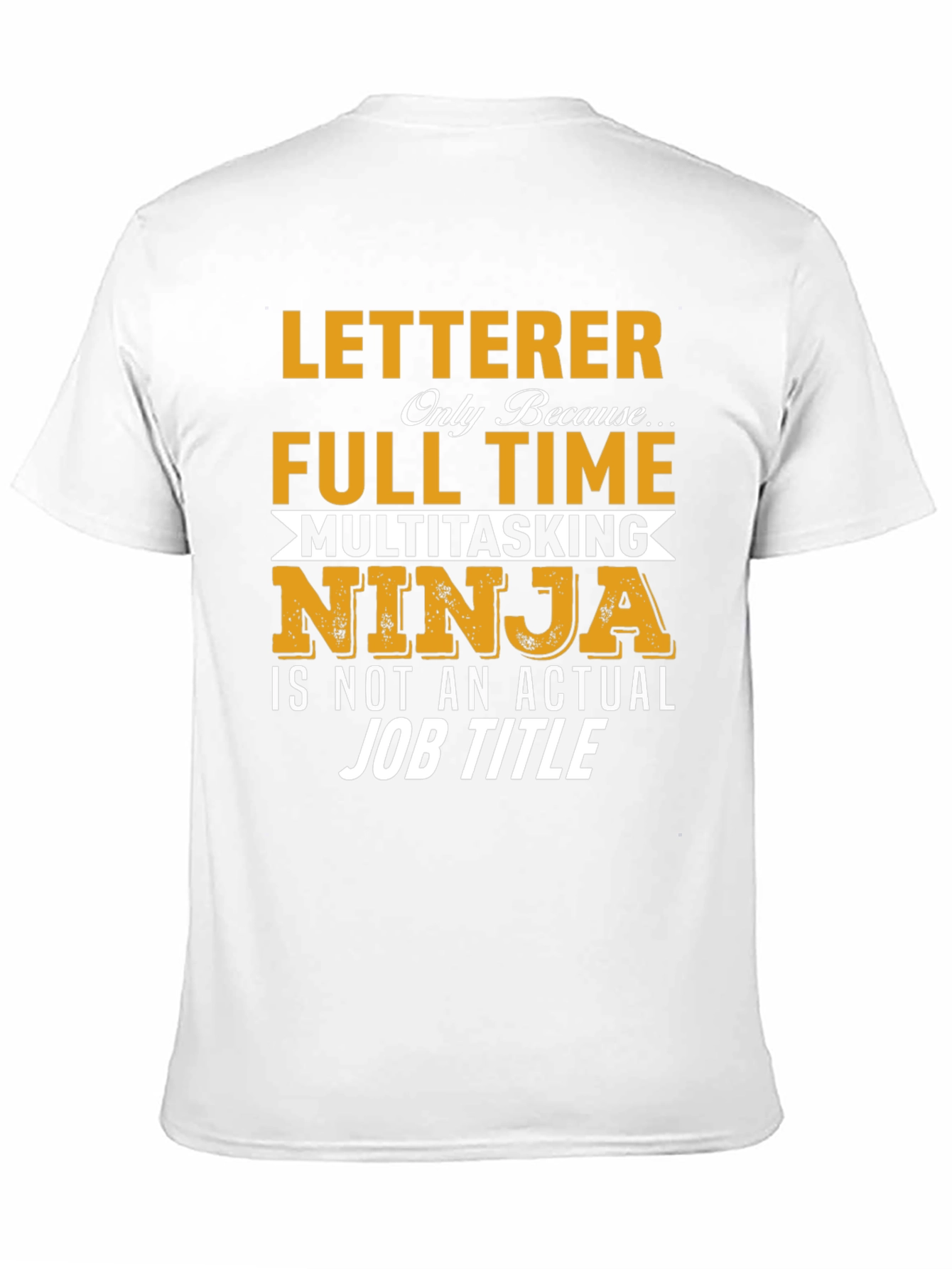 Letterer Ninja T-Shirt - Funny Job Title Tee