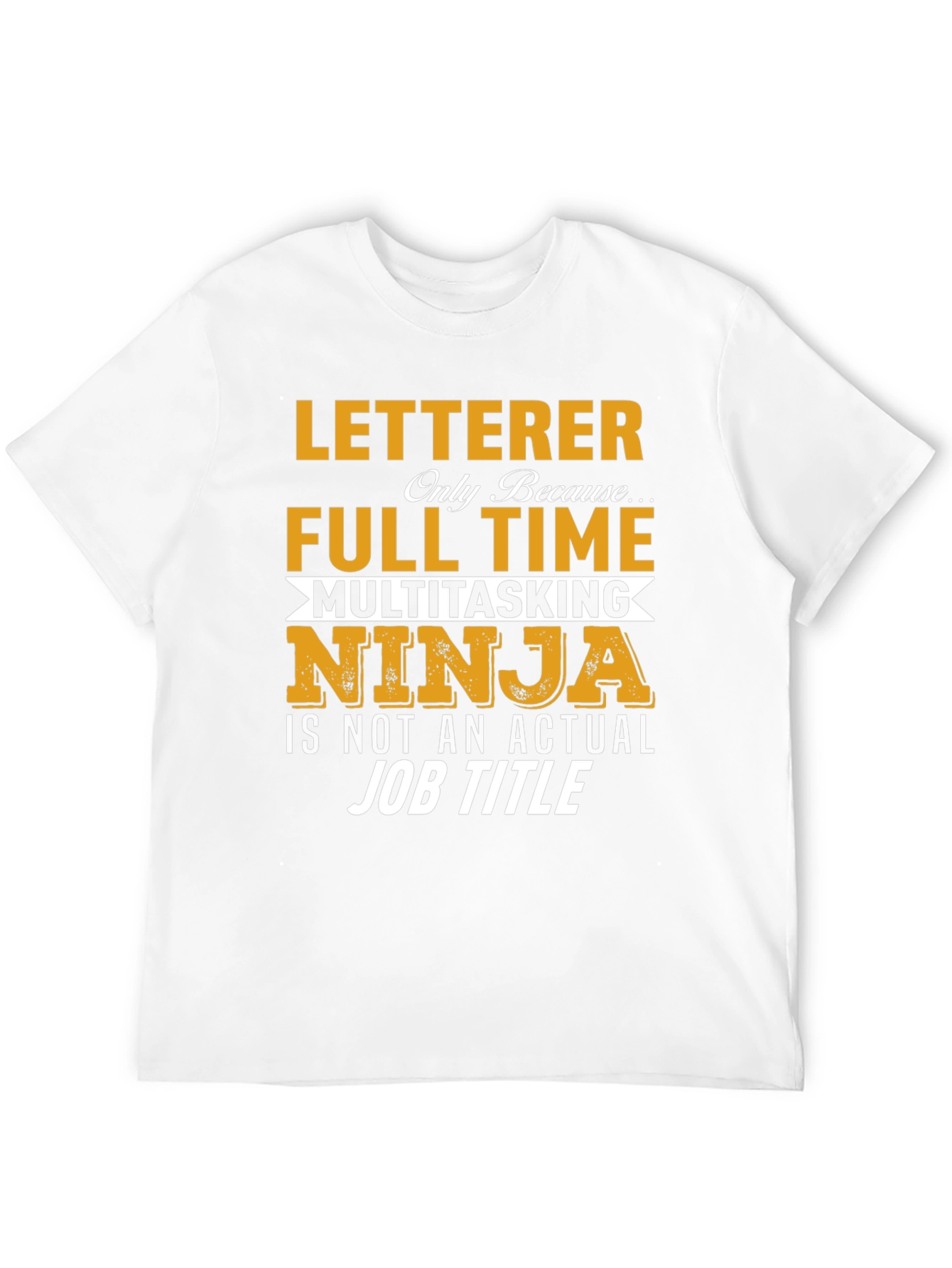 Letterer Ninja T-Shirt - Funny Job Title Tee