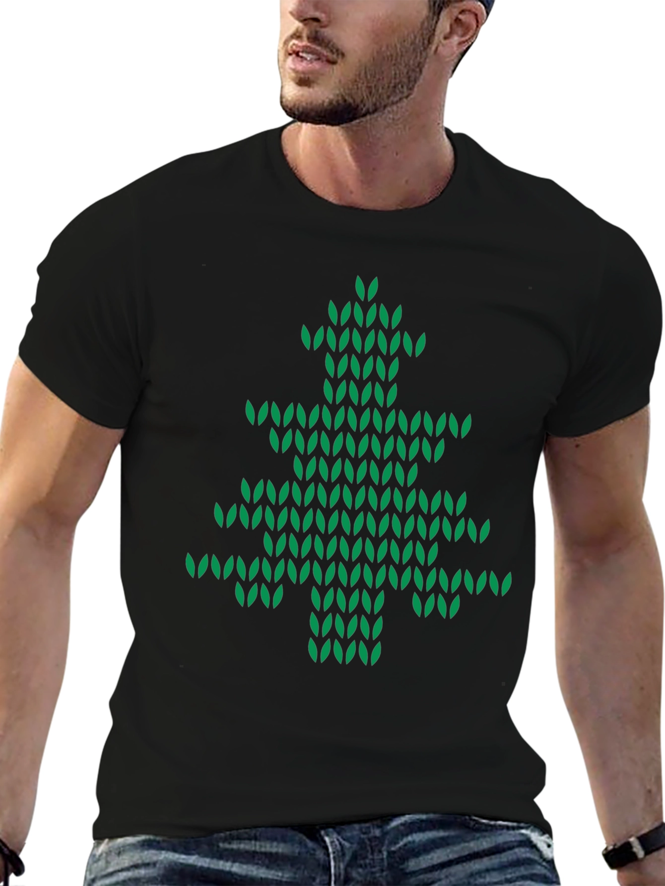 Christmas Tree Knit Style Tee