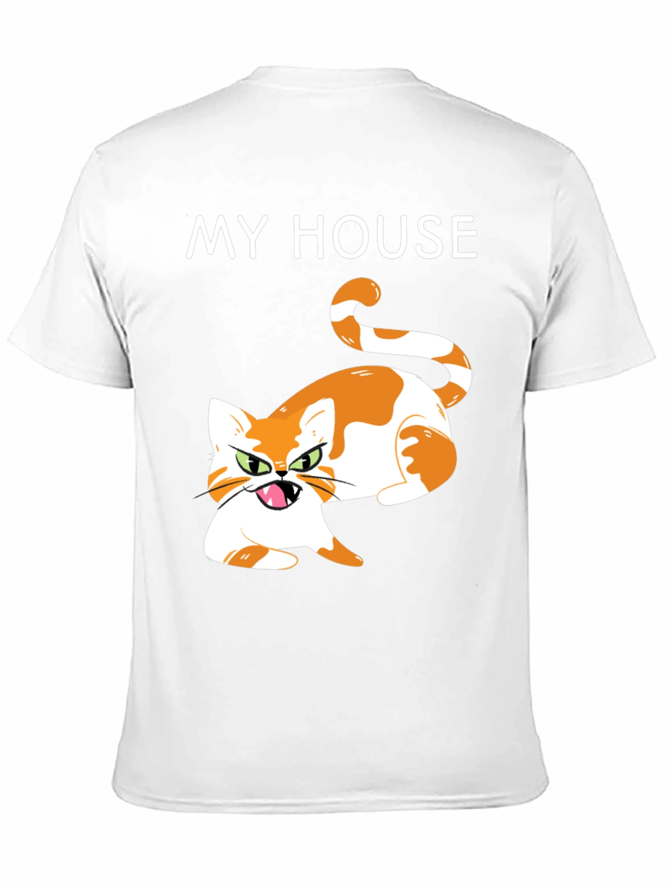My House Cat Graphic T-Shirt - Novelty Tee