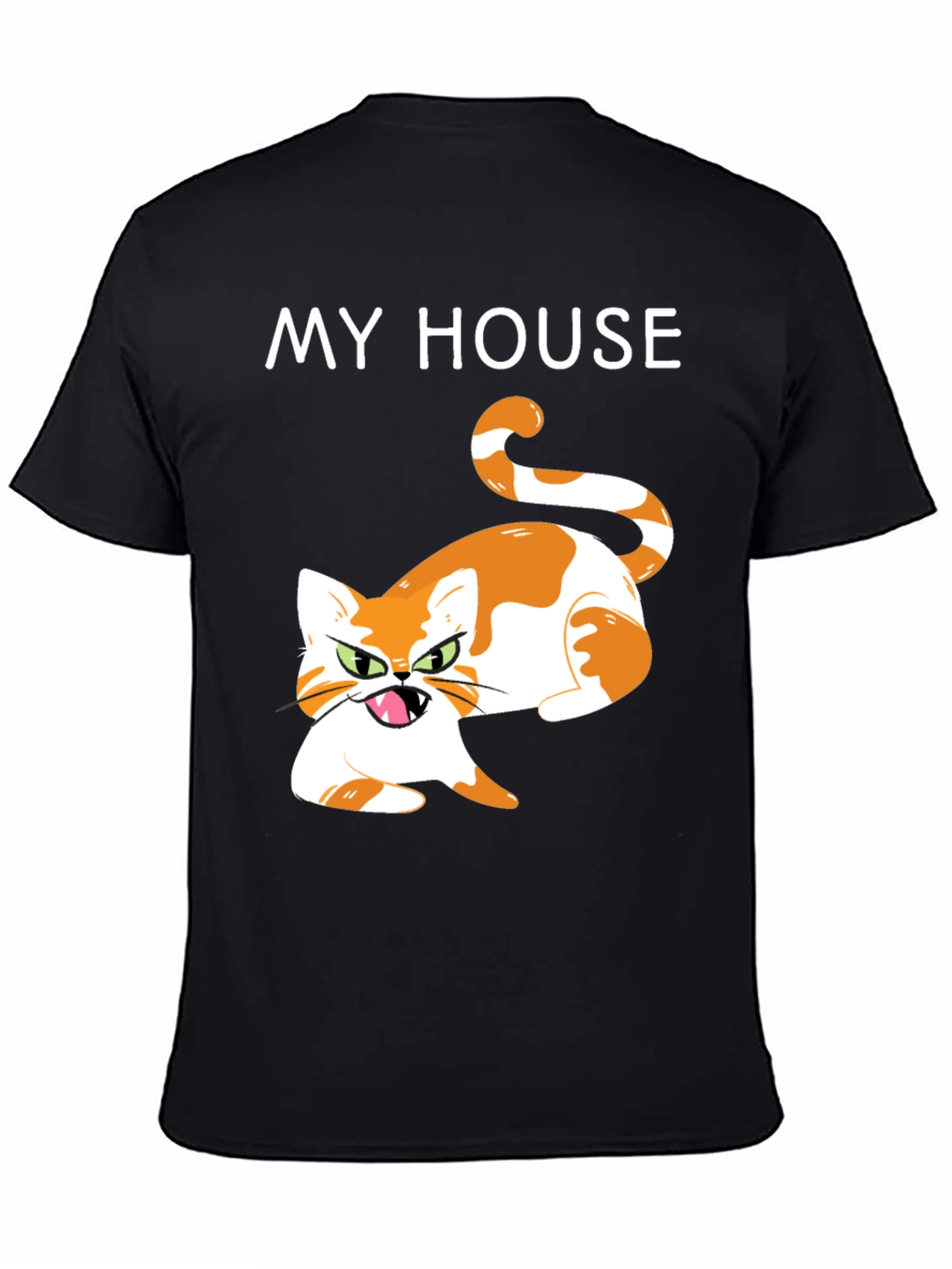My House Cat Graphic T-Shirt - Novelty Tee