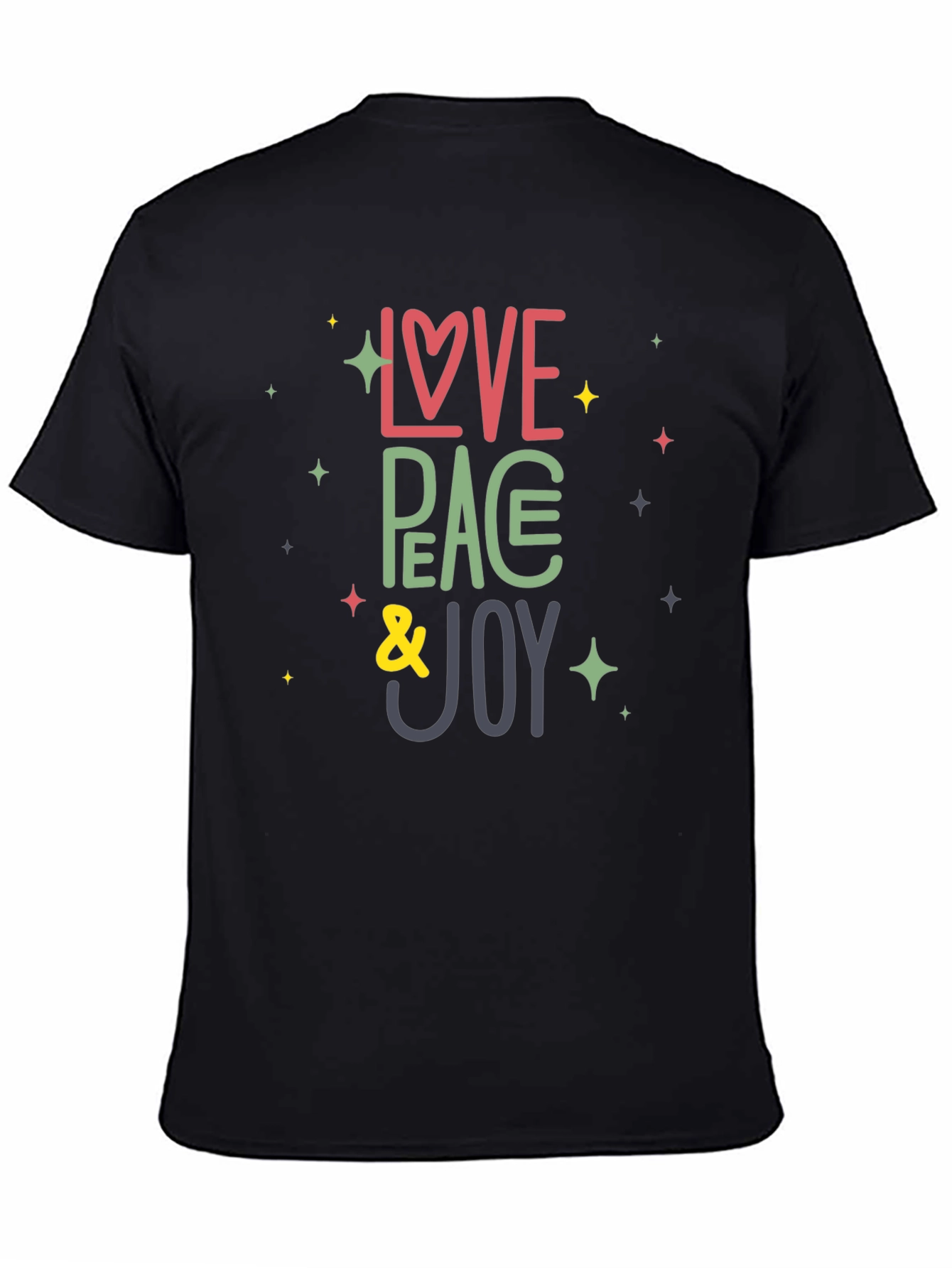 Love Peace Joy Graphic Tee - Stylish Comfort