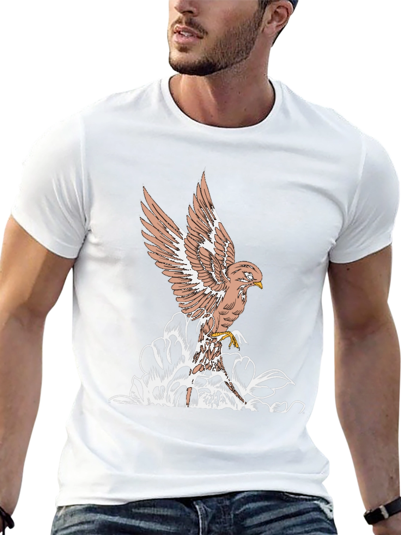 Eagle Graphic T-Shirt - Black
