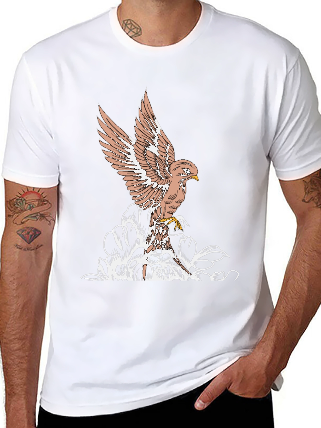 Eagle Graphic T-Shirt - Black