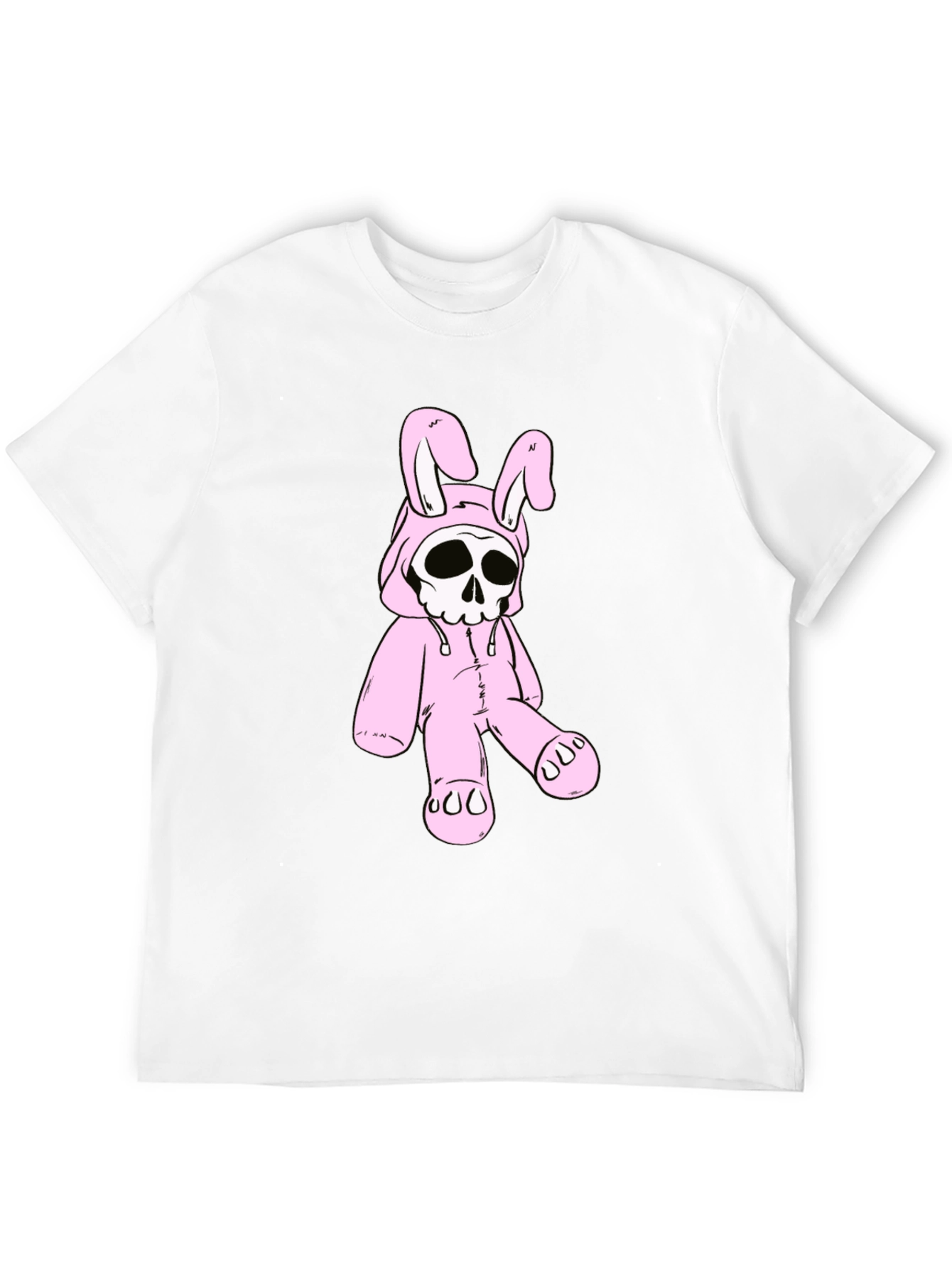 Skull Bunny T-Shirt - Edgy Graphic Tee