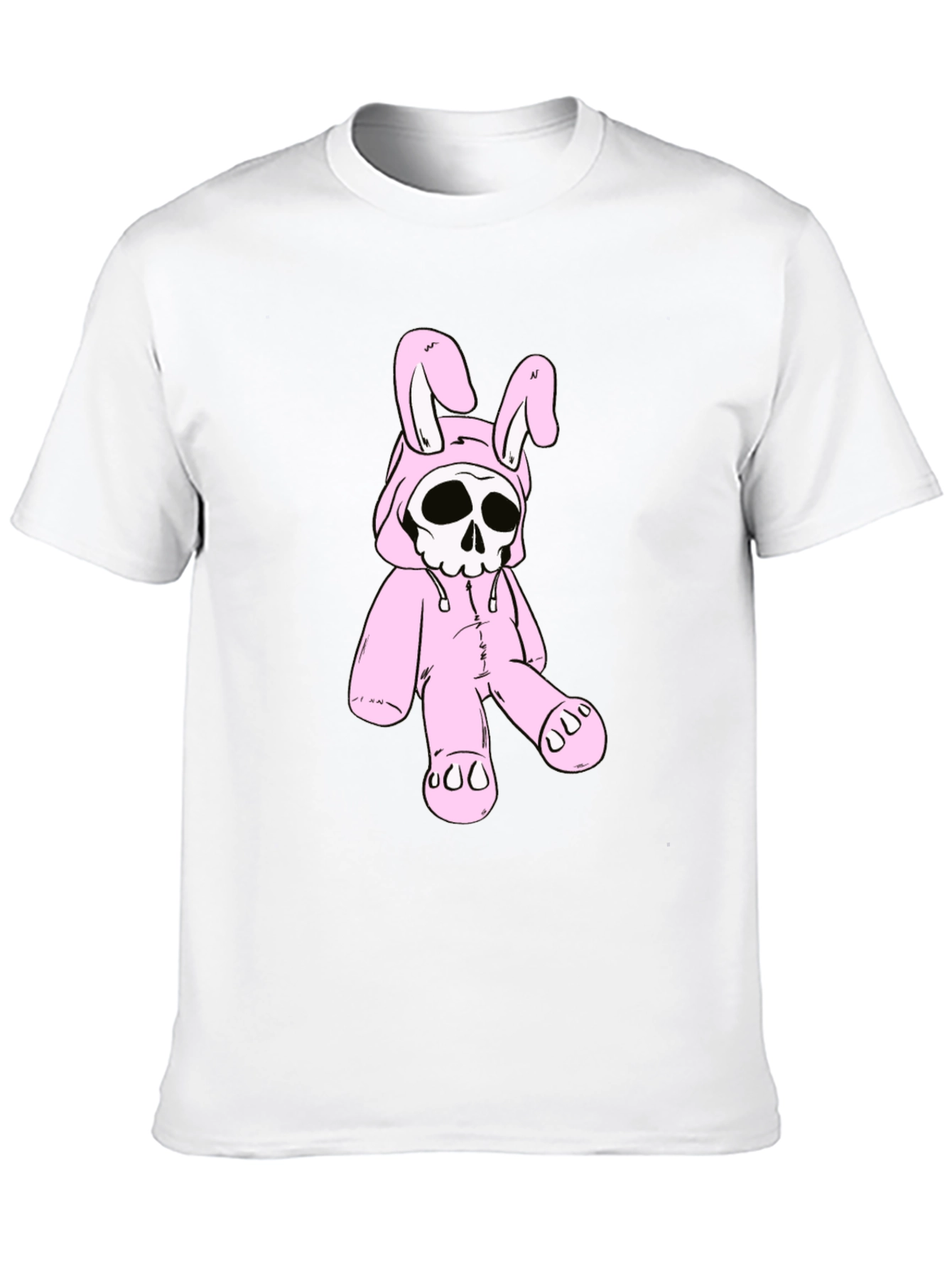 Skull Bunny T-Shirt - Edgy Graphic Tee