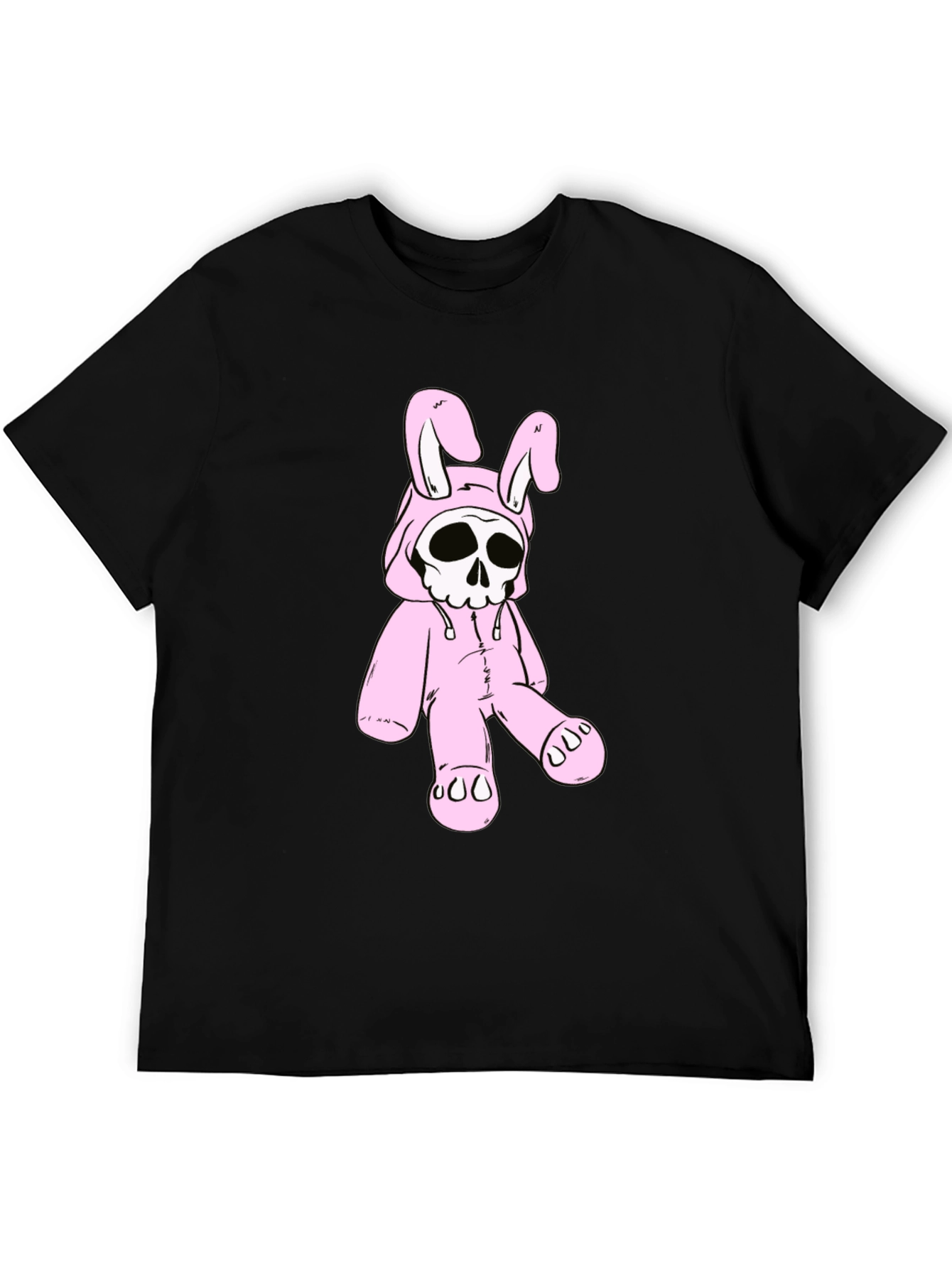 Skull Bunny T-Shirt - Edgy Graphic Tee