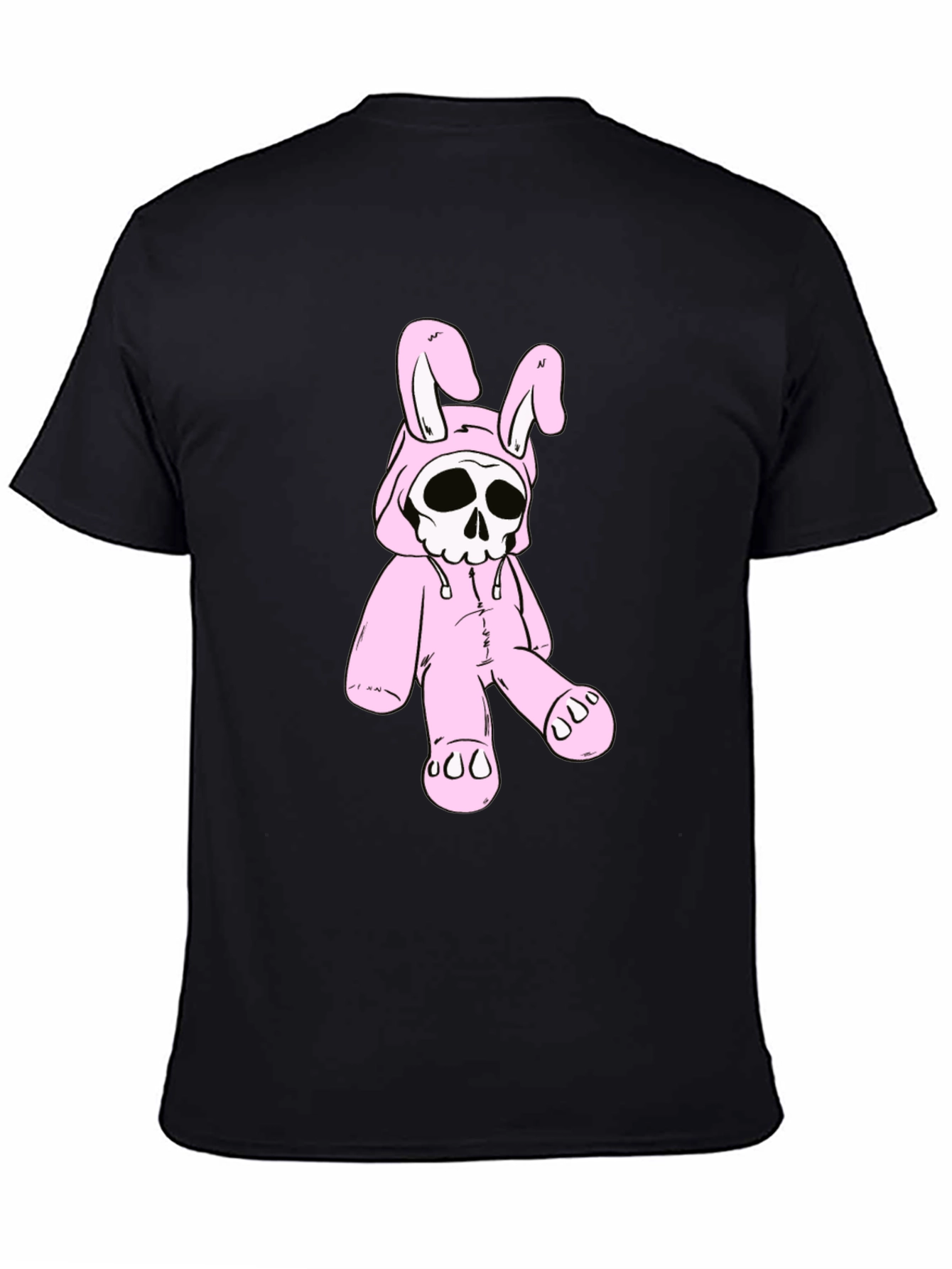 Skull Bunny T-Shirt - Edgy Graphic Tee