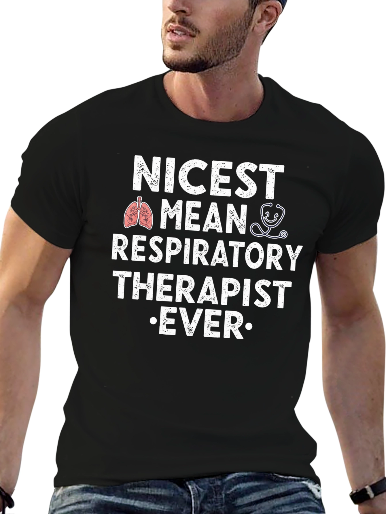 Nicest Respiratory Therapist Ever Graphic T-Shirt