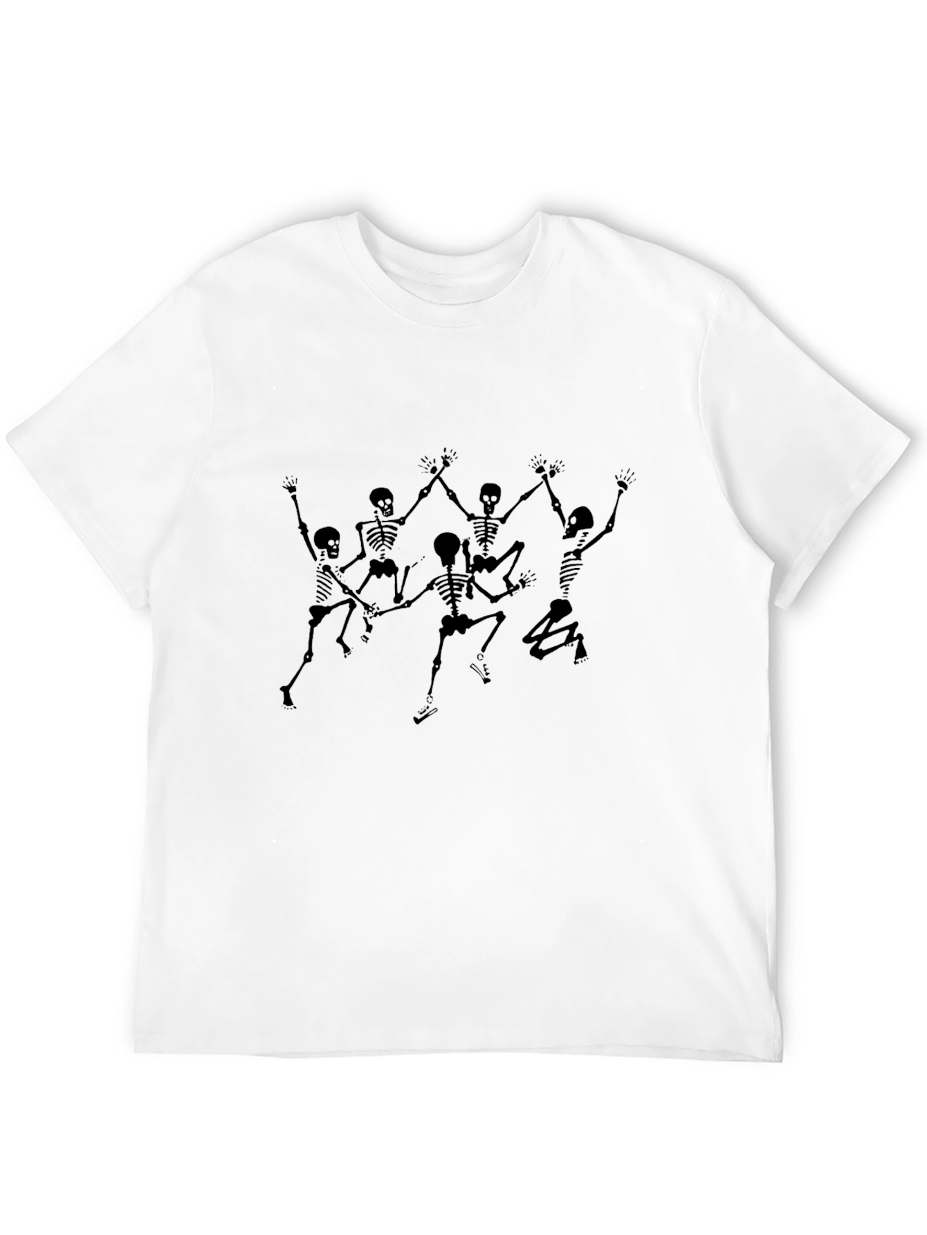 Skeleton Dance Black T-Shirt - Gothic Style