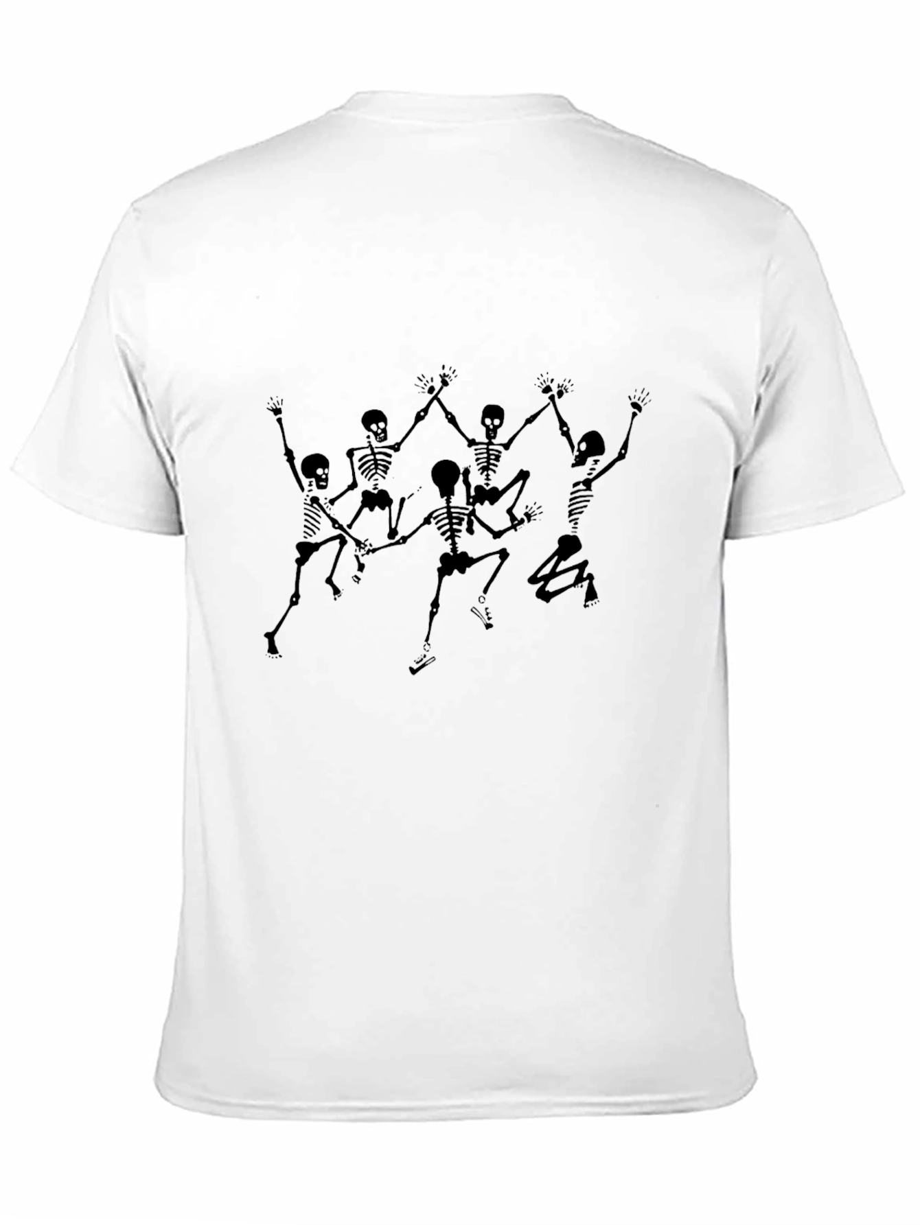 Skeleton Dance Black T-Shirt - Gothic Style