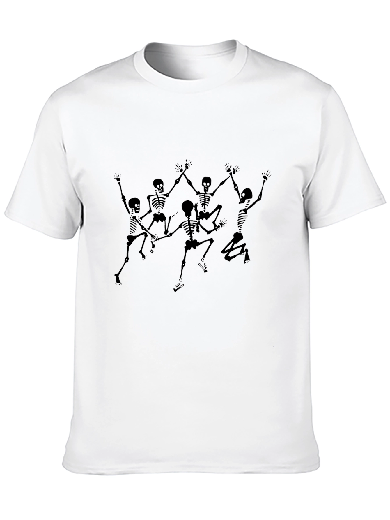 Skeleton Dance Black T-Shirt - Gothic Style