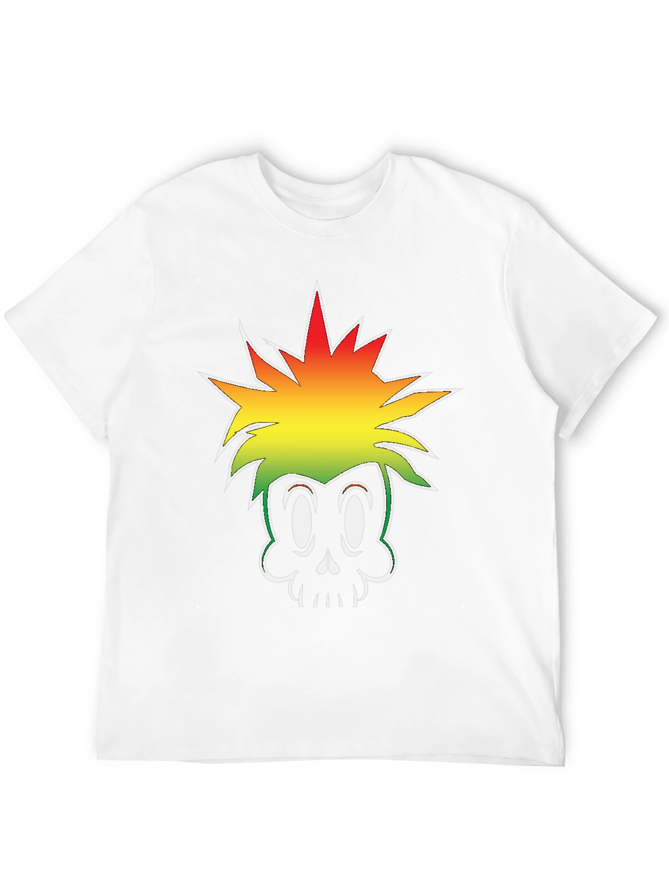 Skull Graphic Tee - Black Cotton T-Shirt