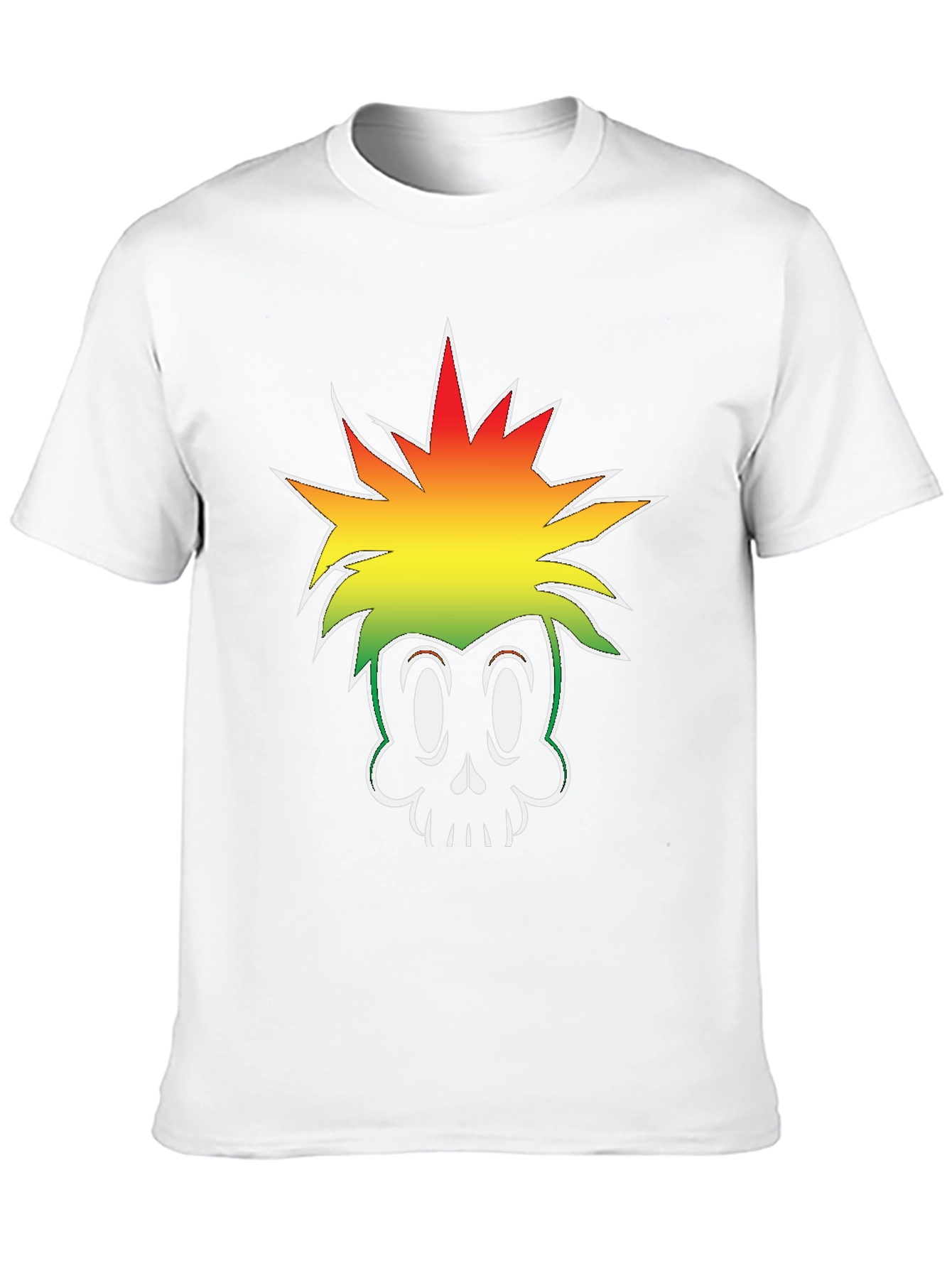 Skull Graphic Tee - Black Cotton T-Shirt