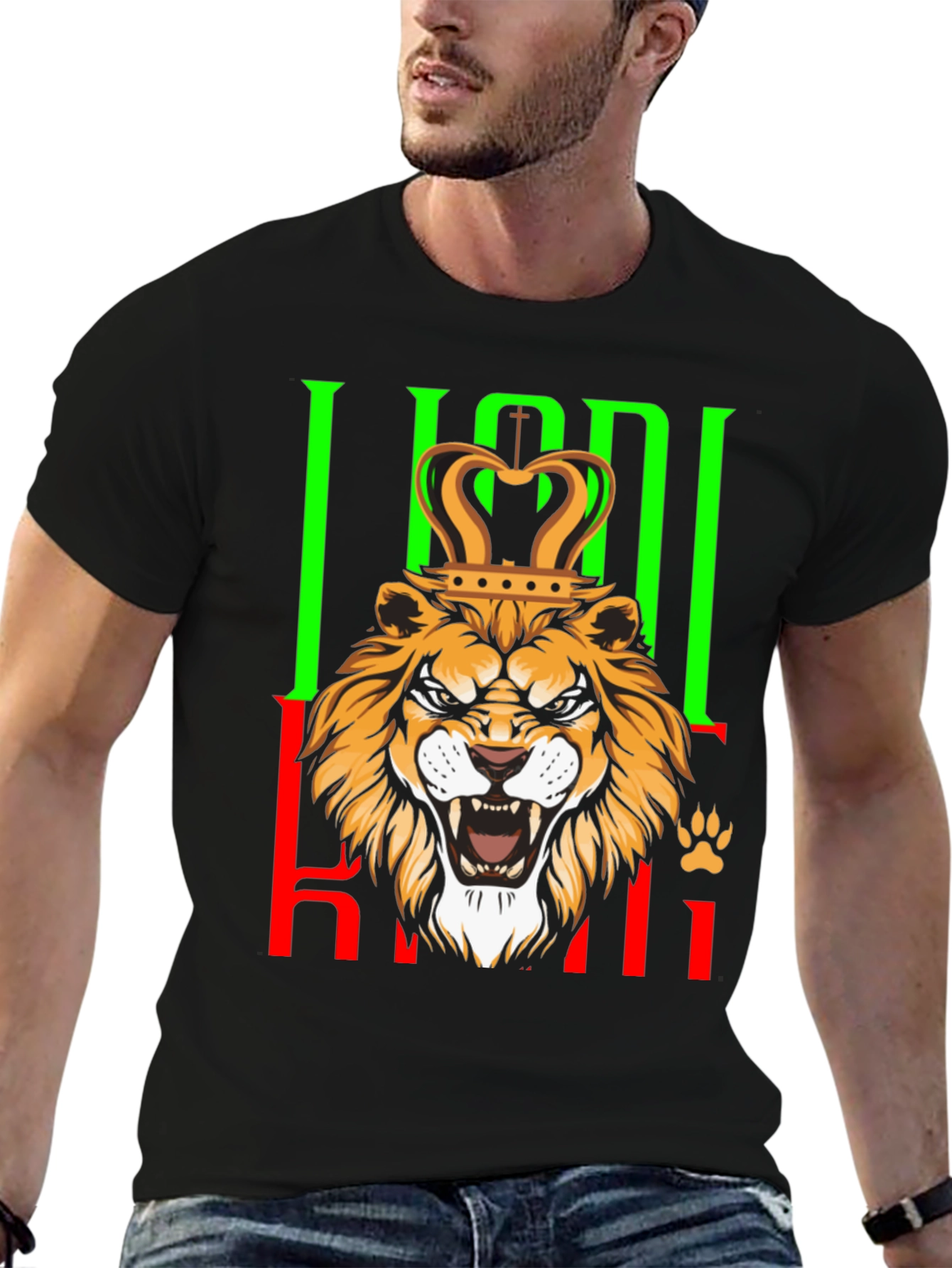 Lion King Graphic Print T-Shirt