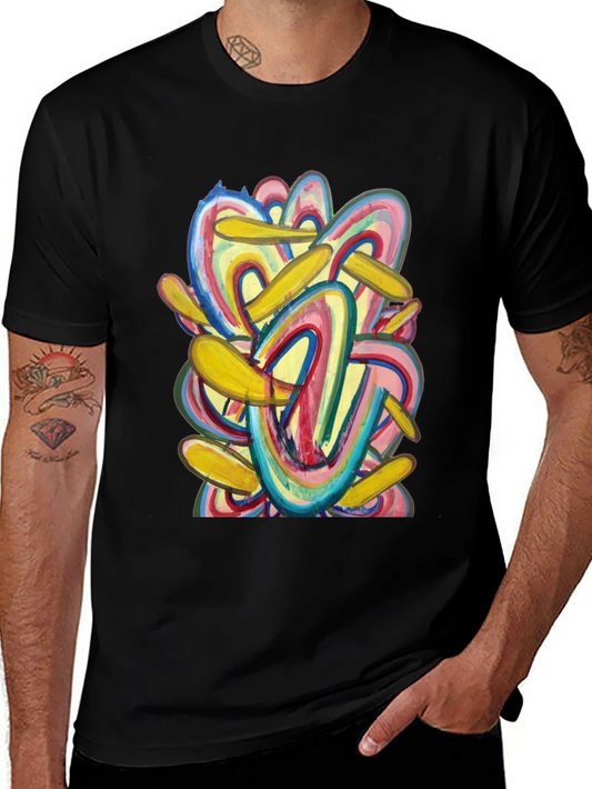 Abstract Art Graphic Tee - Bold Style