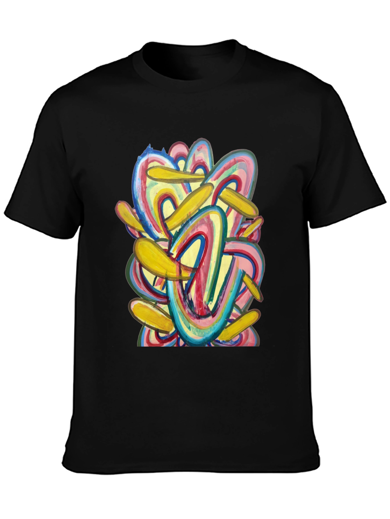 Abstract Art Graphic Tee - Bold Style