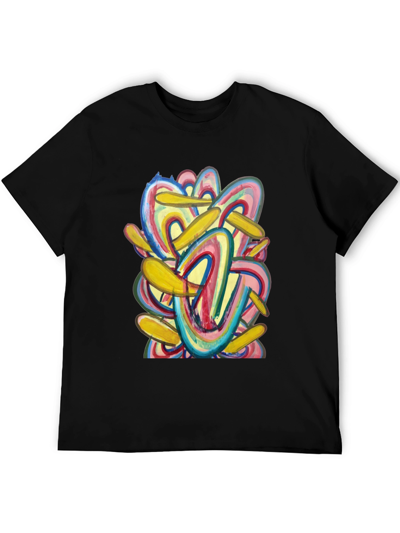 Abstract Art Graphic Tee - Bold Style